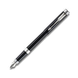 Parker Folio Standard Fountain Pen With Chrome Trim - Black