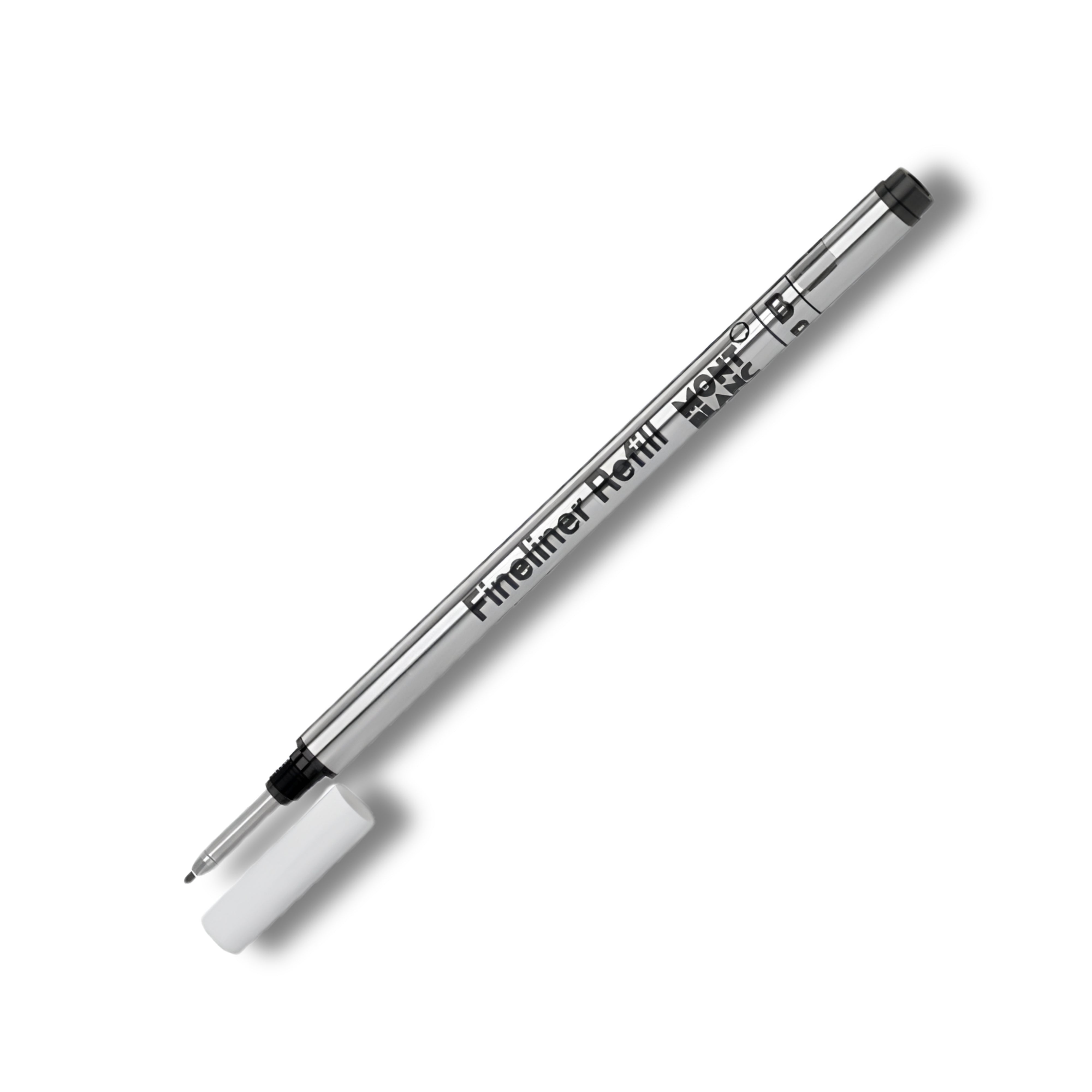 MontBlanc 128247 Fineliner Refill Broad (Pack Of 2) Mystery Black