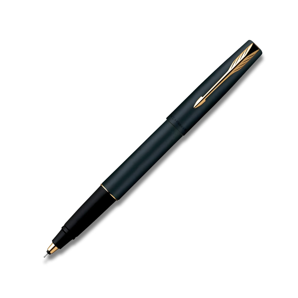 Parker Frontier Matte Black with Gold Trim Rollerball Pen – Pen Store