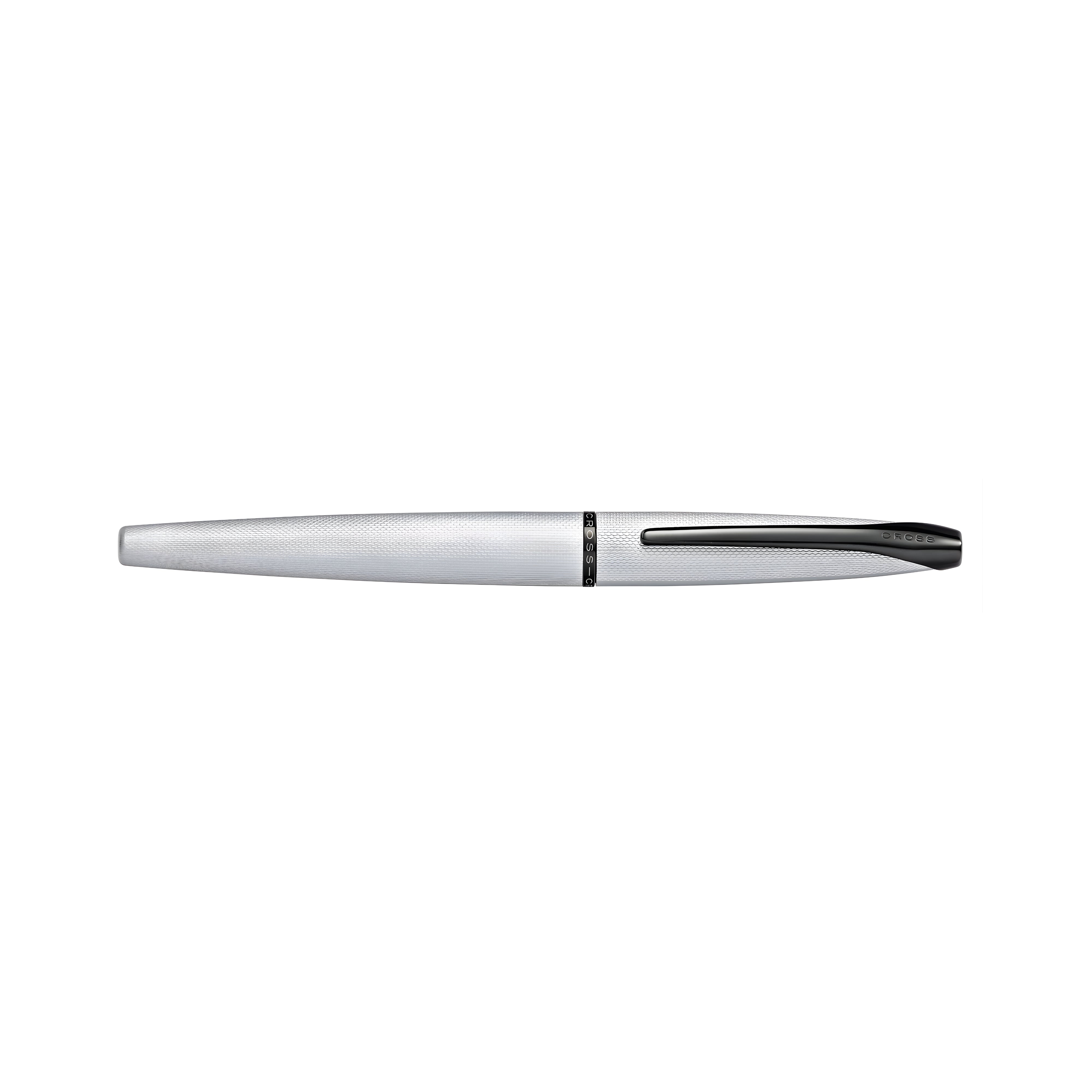 Cross ATX Brushed Chrome with Black Trims Fountain Pen