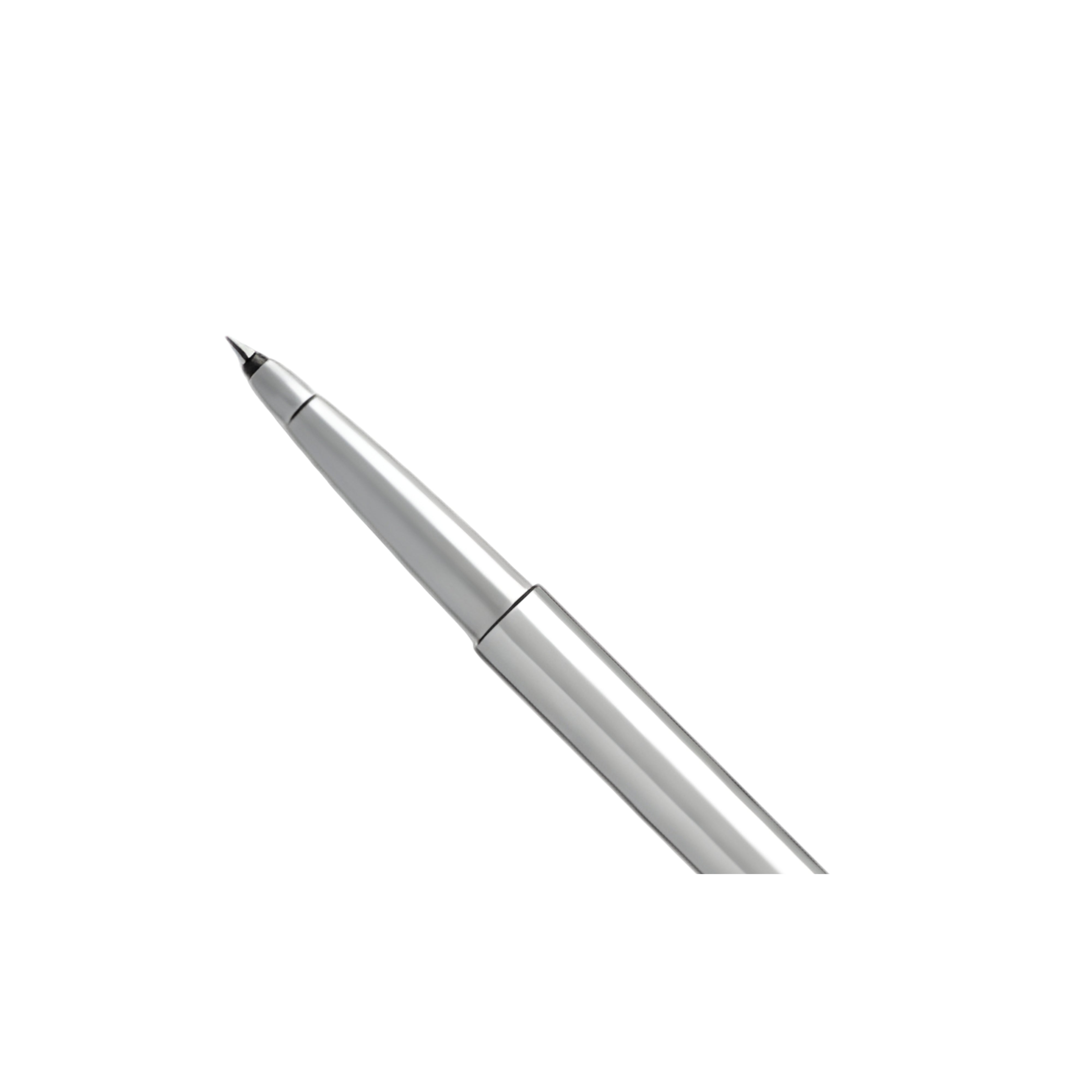 Parker Vector Stainless Steel Gold Trim Rollerball Pen (Medium Point)