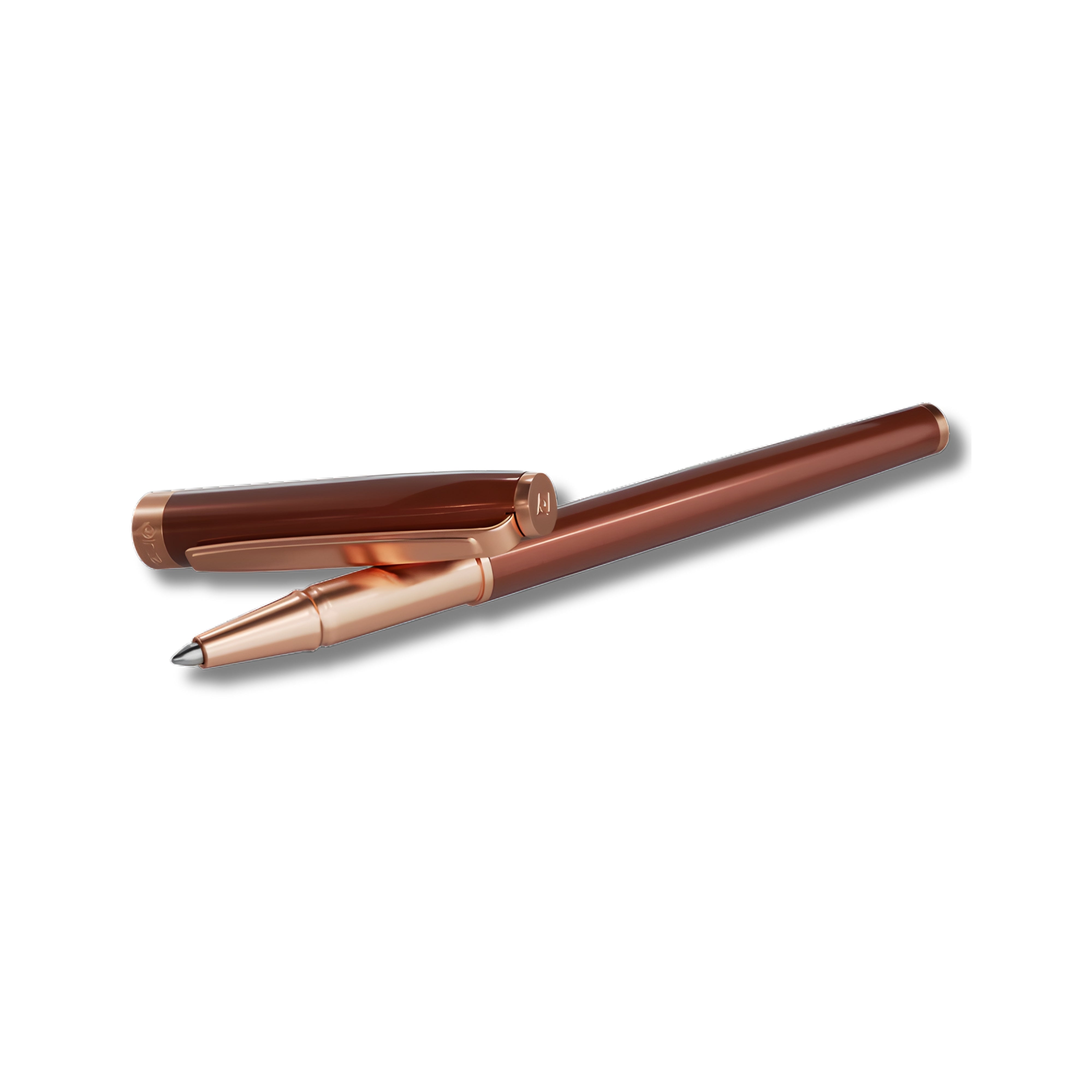 Intellio Germany Mocha Brown & Rose Gold  Rollerball Pen