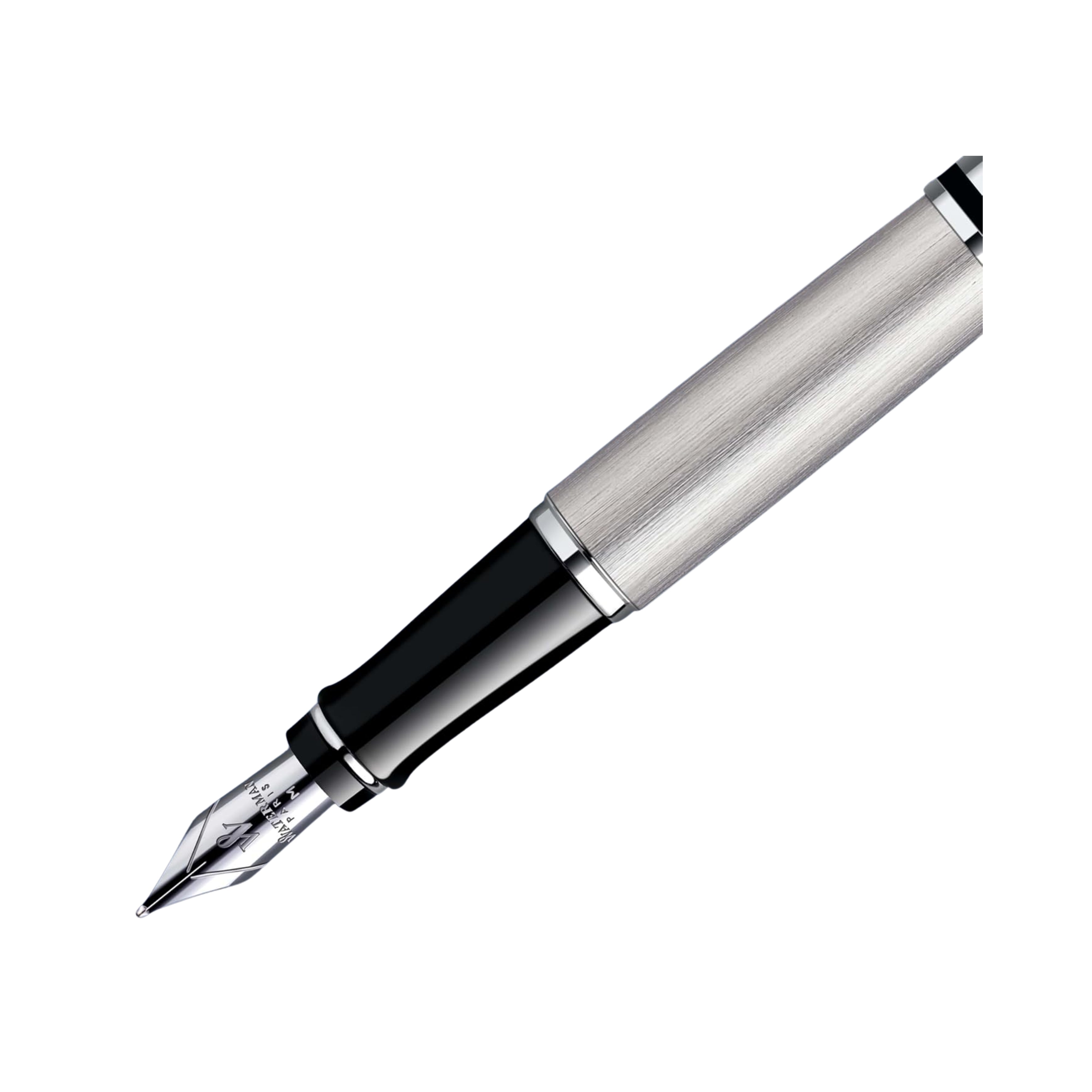 Waterman Expert Stainless Steel Chrome Trim Fountain Pen