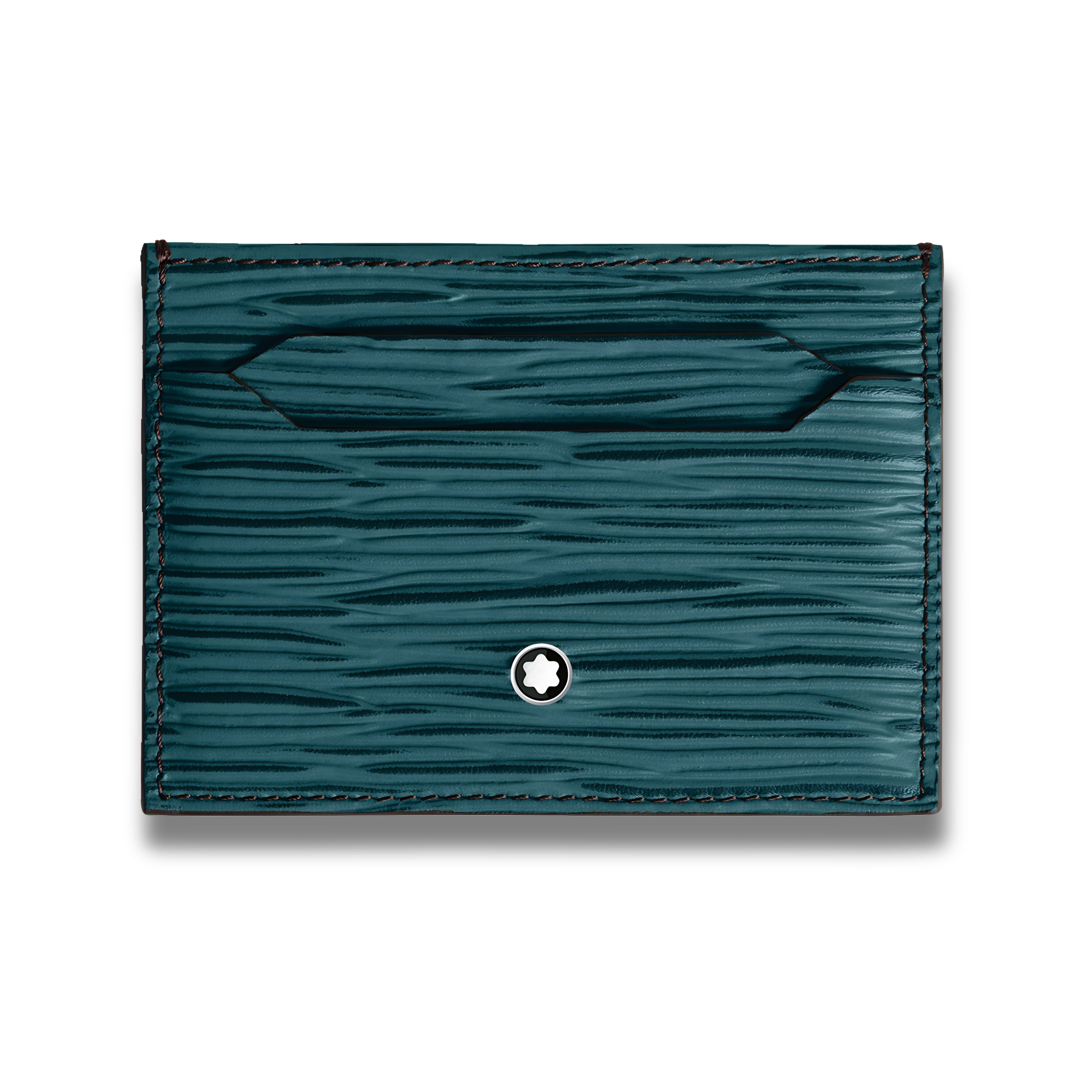 MontBlanc Meisterstuck 4810 5CC Card Holder - Cyprus Blue