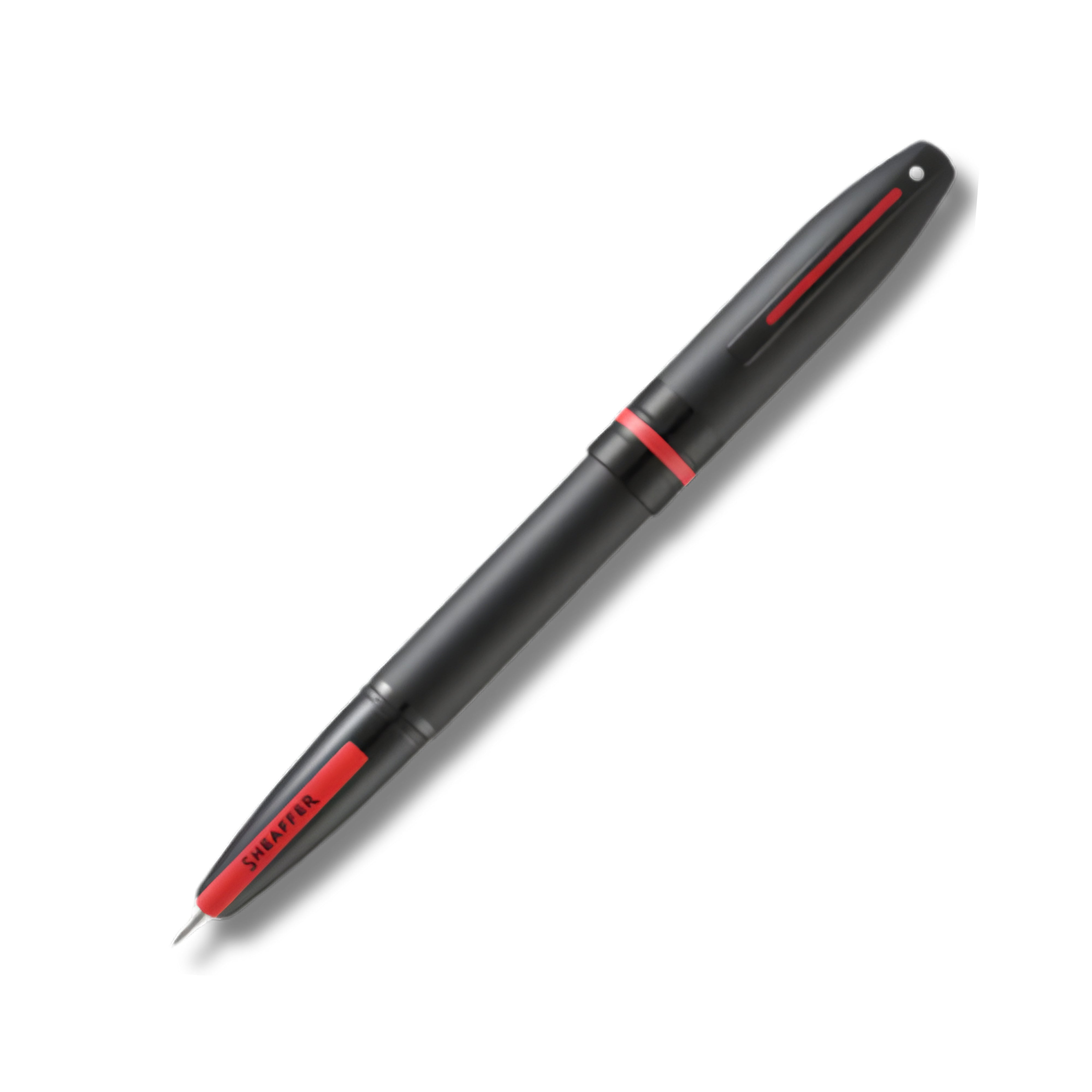Sheaffer Icon Matte Black With Glossy Black Trim FP M + Skrip Black Ink Bottle 50ml- G9108