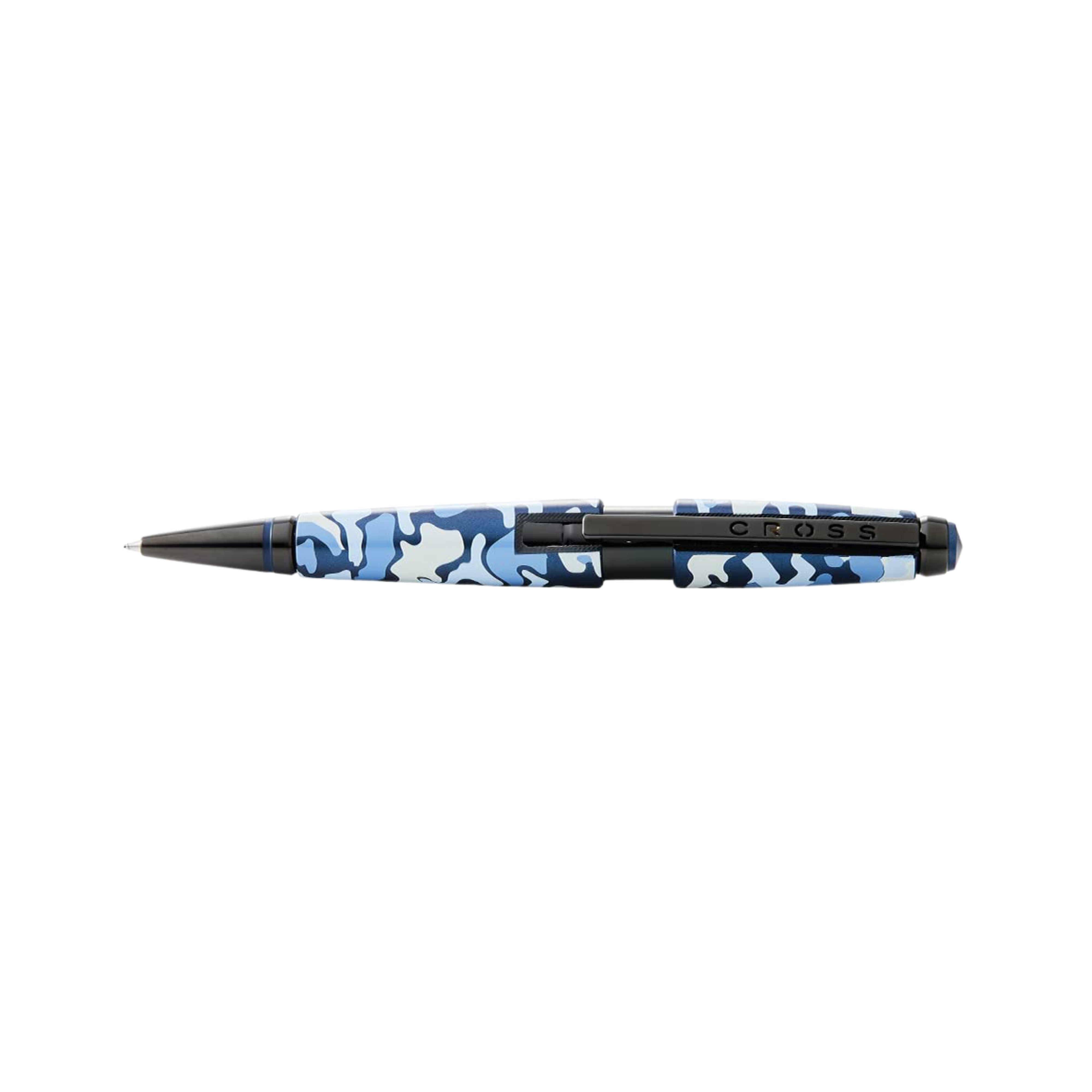 Cross Edge Blue Camouflage Pattern Gel Rollerball Pen