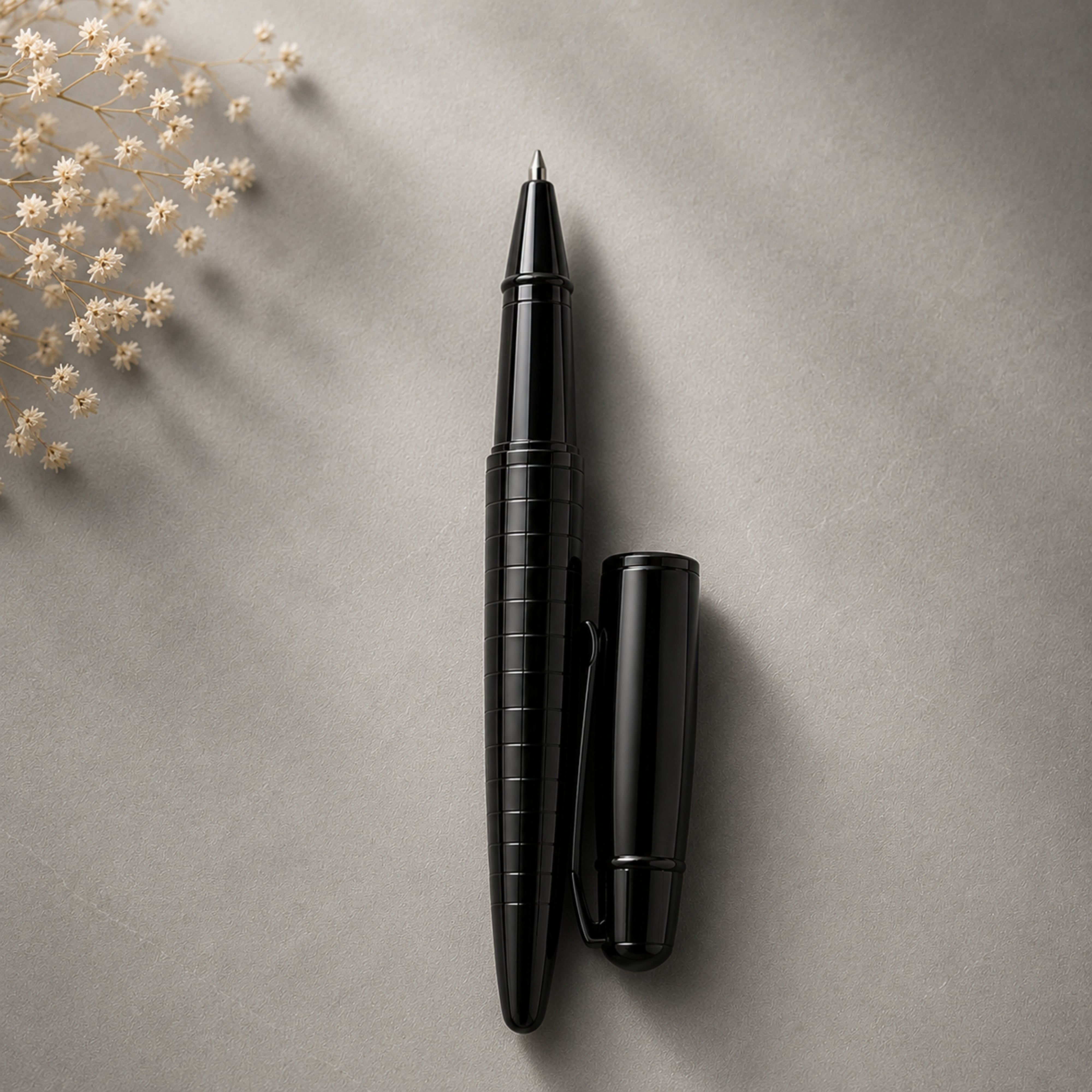 Prestige Smoked Black Rollerball Pen