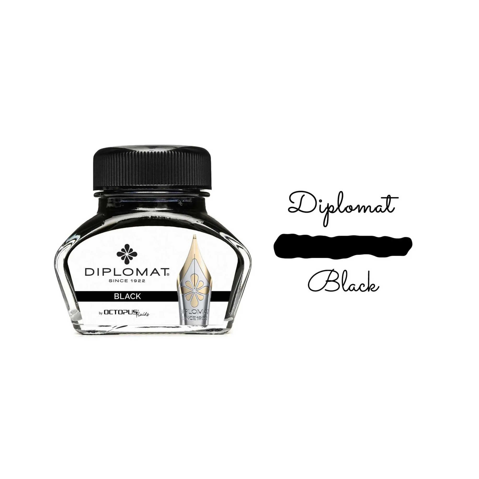 Diplomat Octopus Black Ink Bottle (30ml)