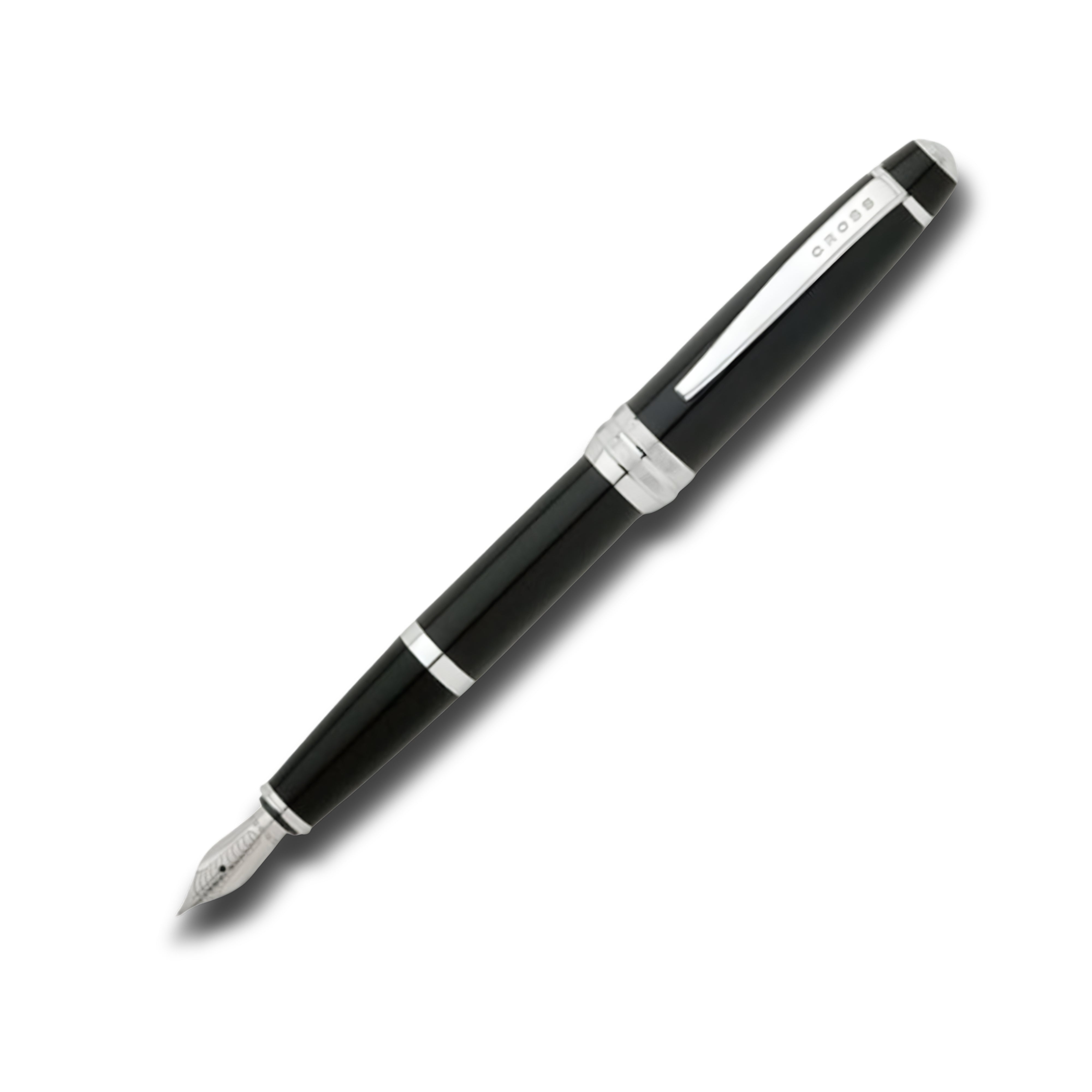 Cross Bailey Black with Chrome Trims Fountain Pen