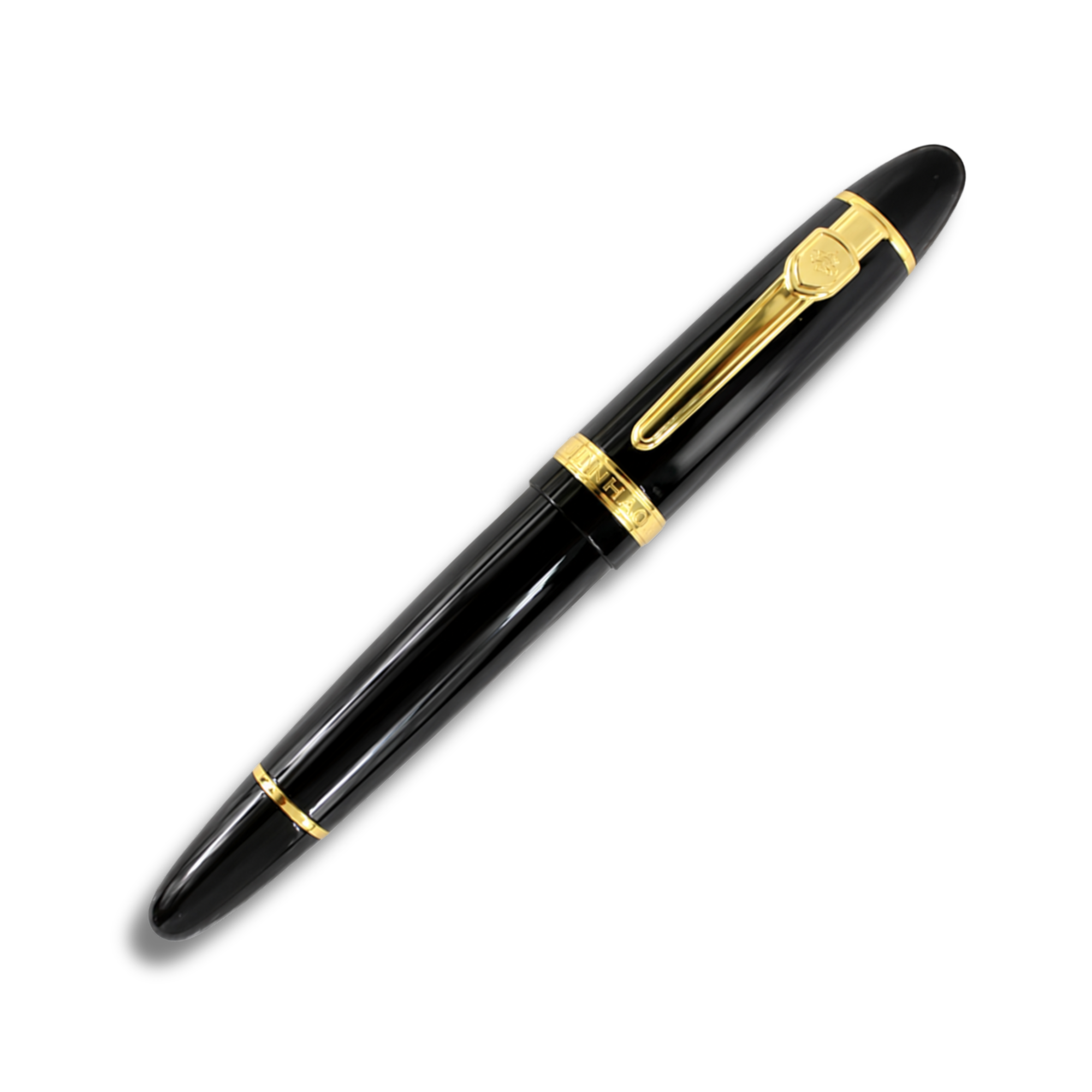 Jinhao 159 Aristocrat Glossy Black Fountain Pen