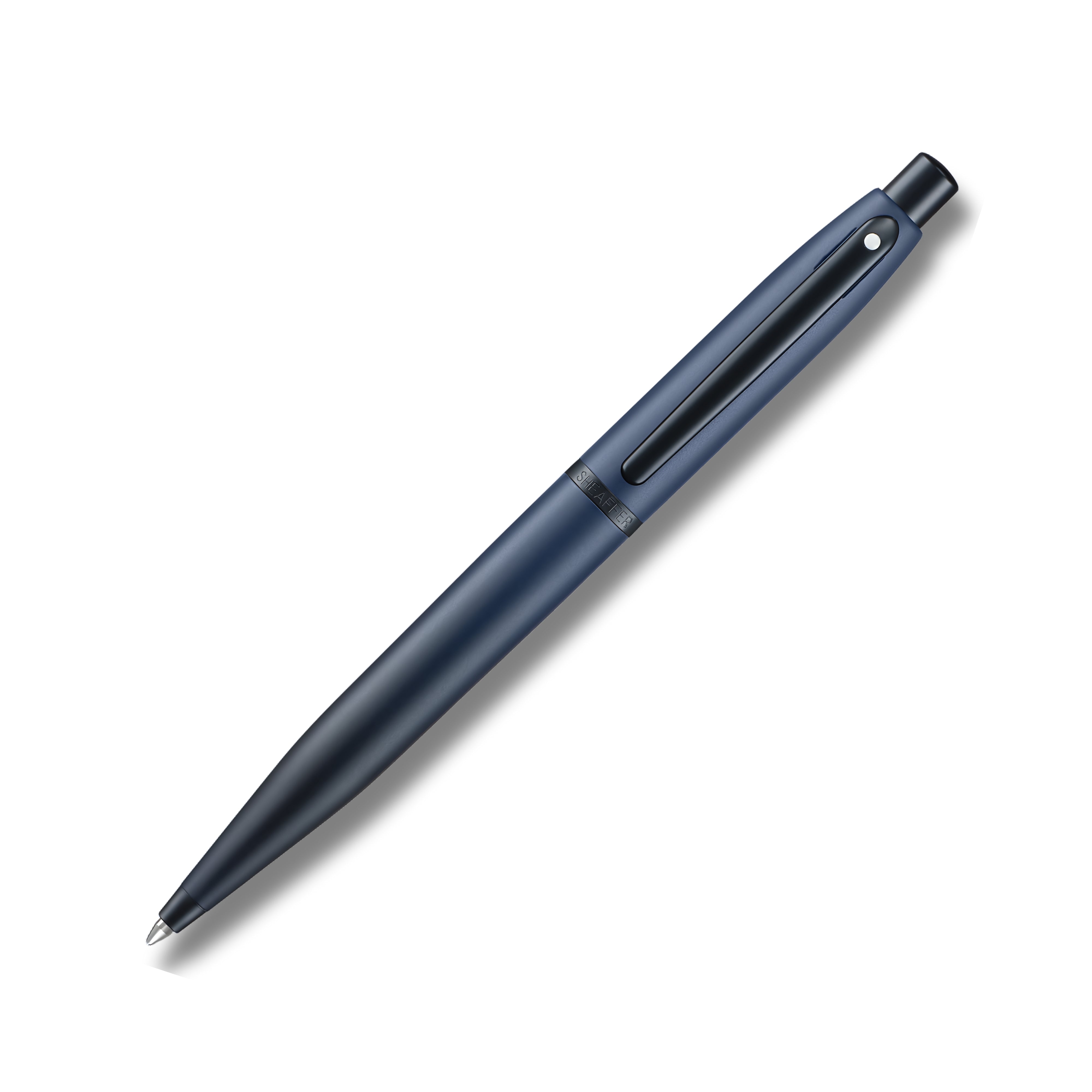 Sheaffer VFM 9429 Matte Blue Ballpoint Pen with Matte Black Trims
