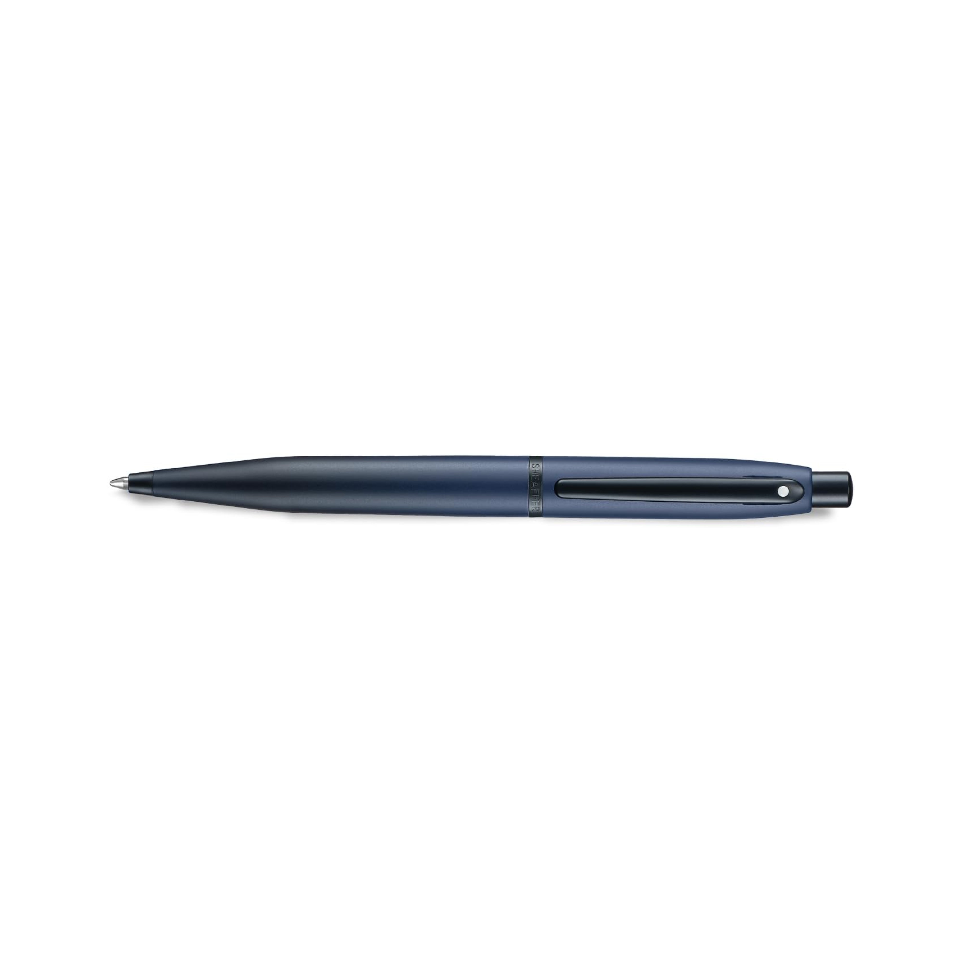 Sheaffer VFM 9429 Matte Blue Ballpoint Pen with Matte Black Trims