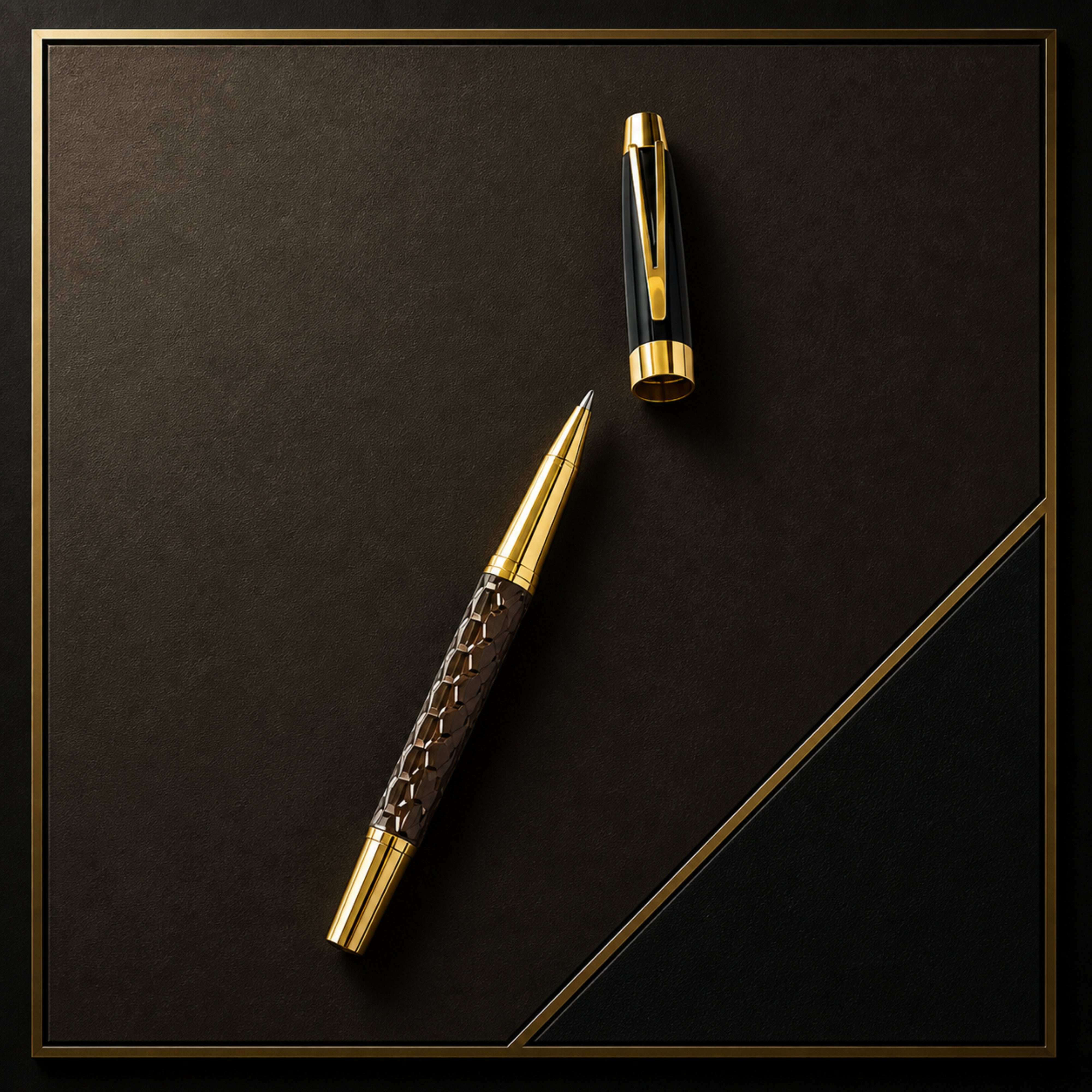 Aurelian Classic Gold Rollerball Pen