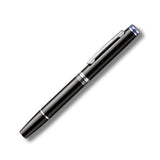 Lapis Bard Contemporary Rollerball Pen – Black With Chrome Trim