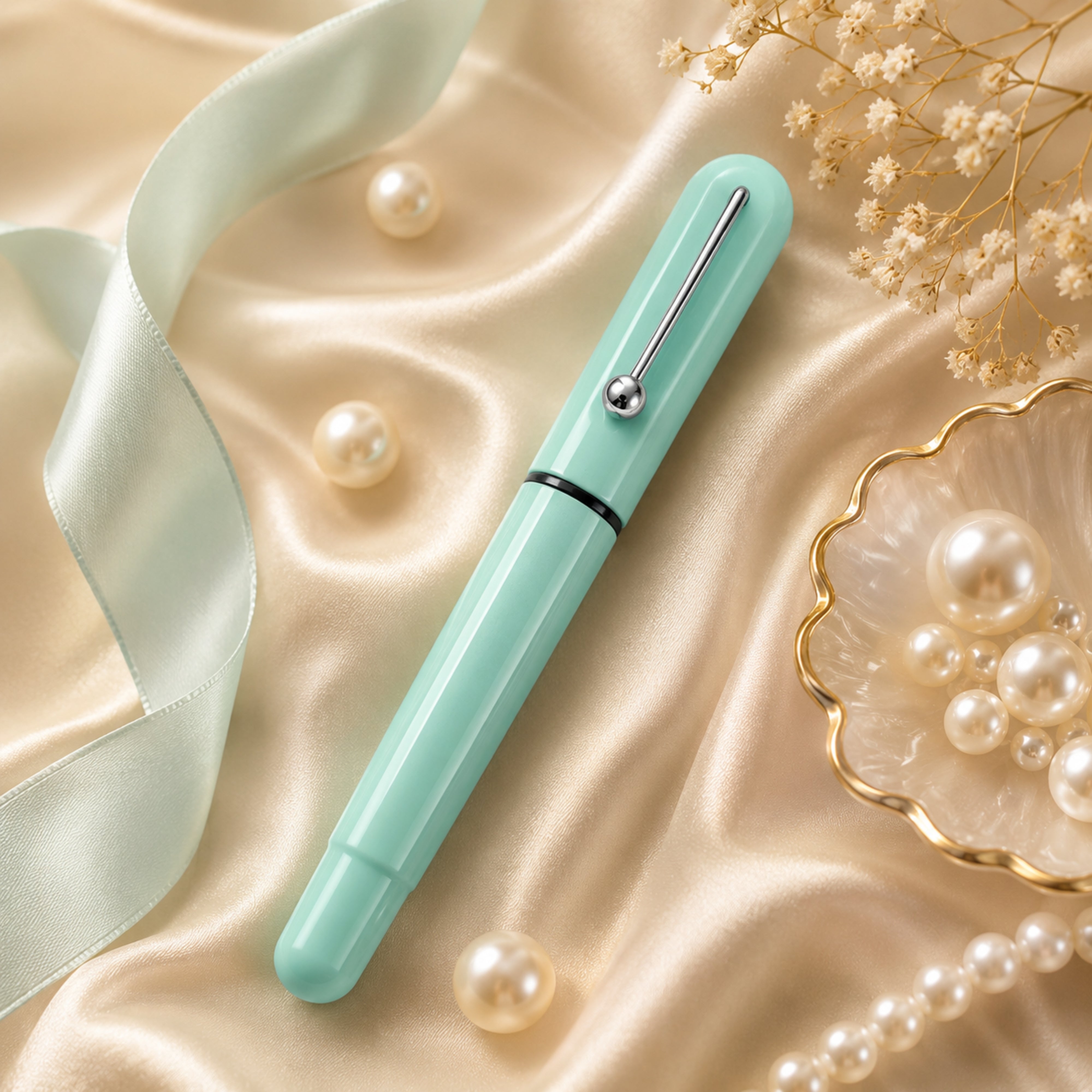 Jinhao 01 Frosted Mint Fountain Pen