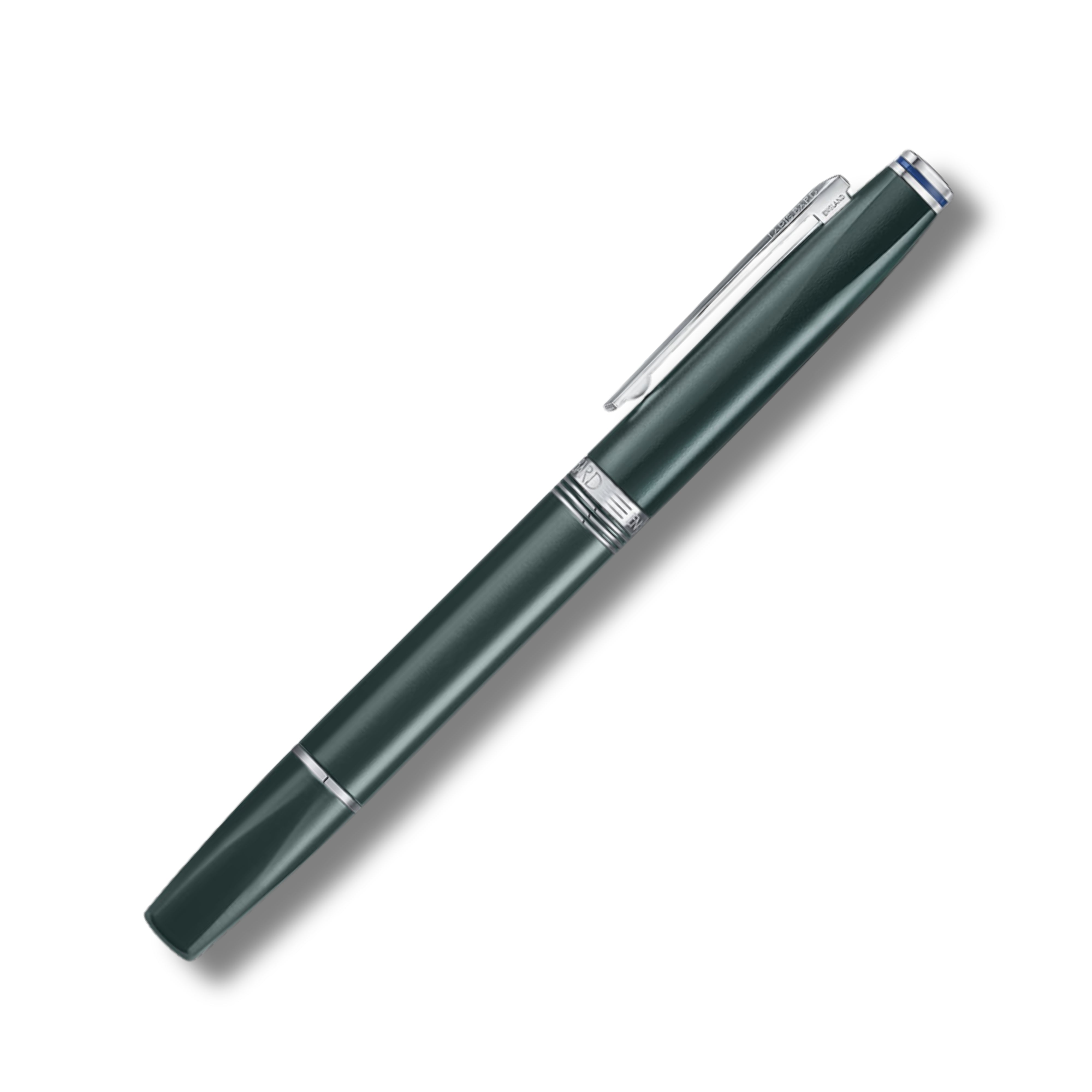 Lapis Bard Contemporary Verdant Rollerball Pen with Chrome Trims