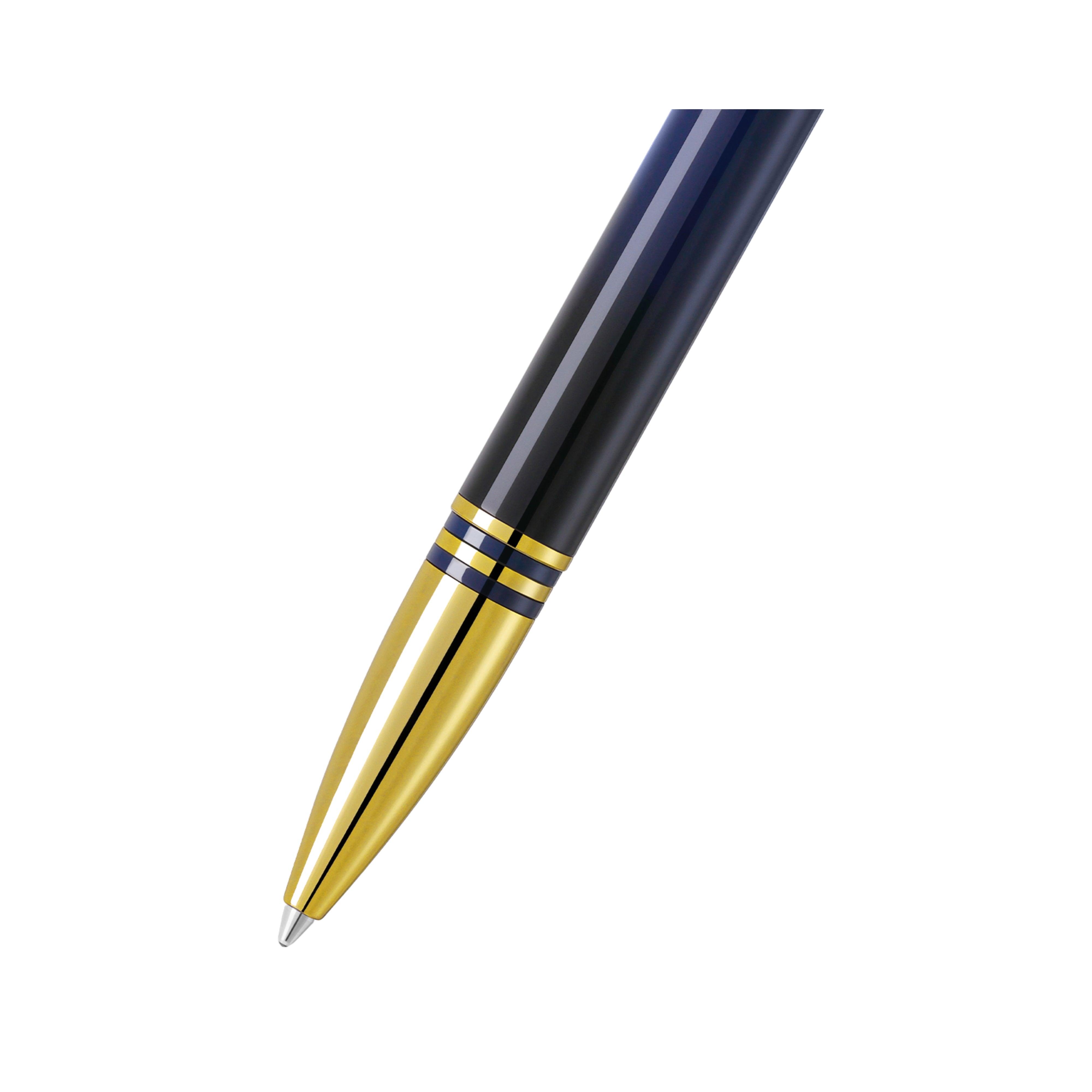 Lapis Bard Torque Navy Two Tone Ballpoint Pen