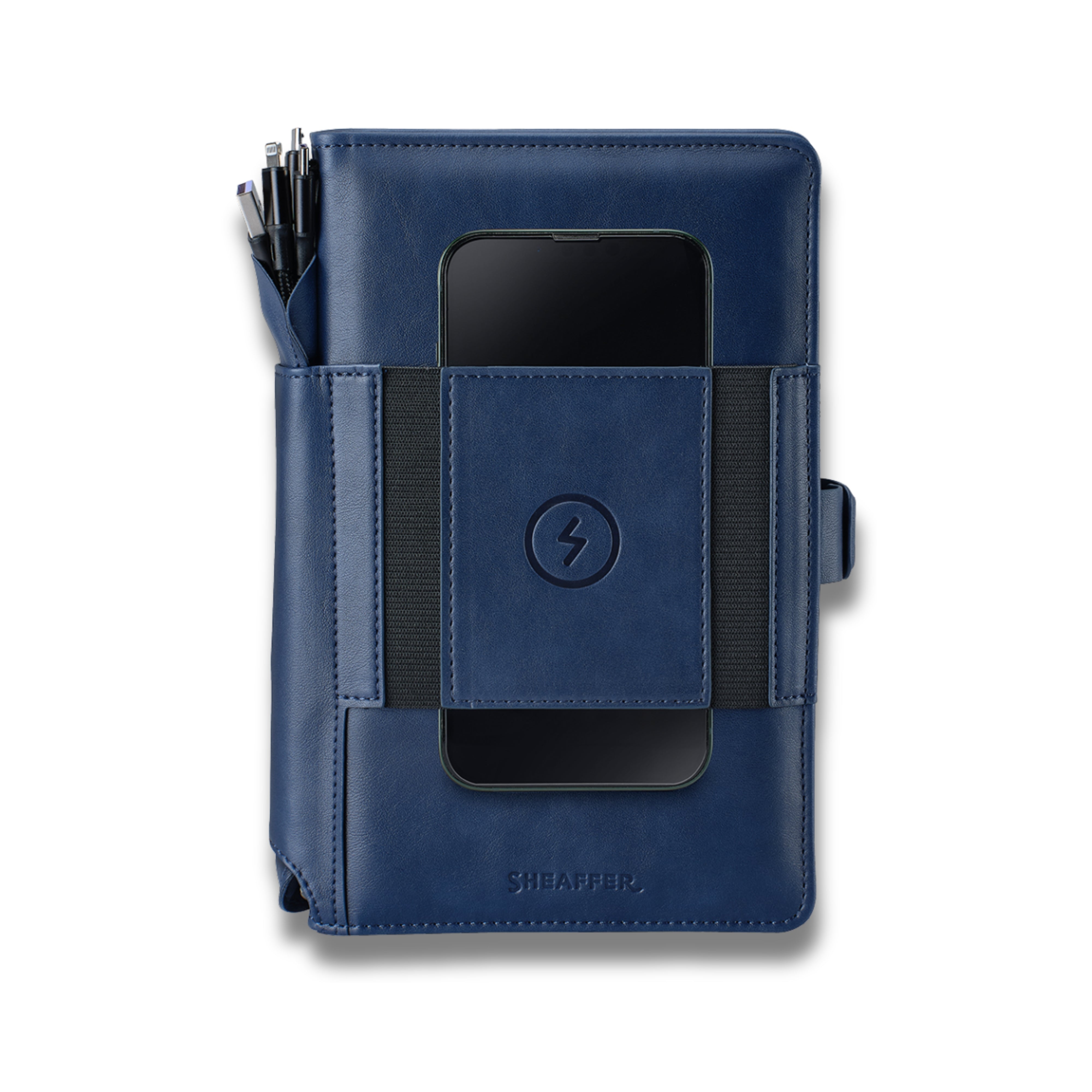 Sheaffer Superbook Mini 8000mAh Power Bank Organizer - Blue