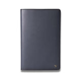 Lapis Bard Ducorium A5-Size Leather Notebook Jacket - Navy Blue