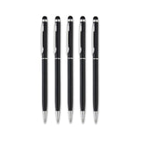 Aero Black Slim Ballpoint Pen - Pack Of 5