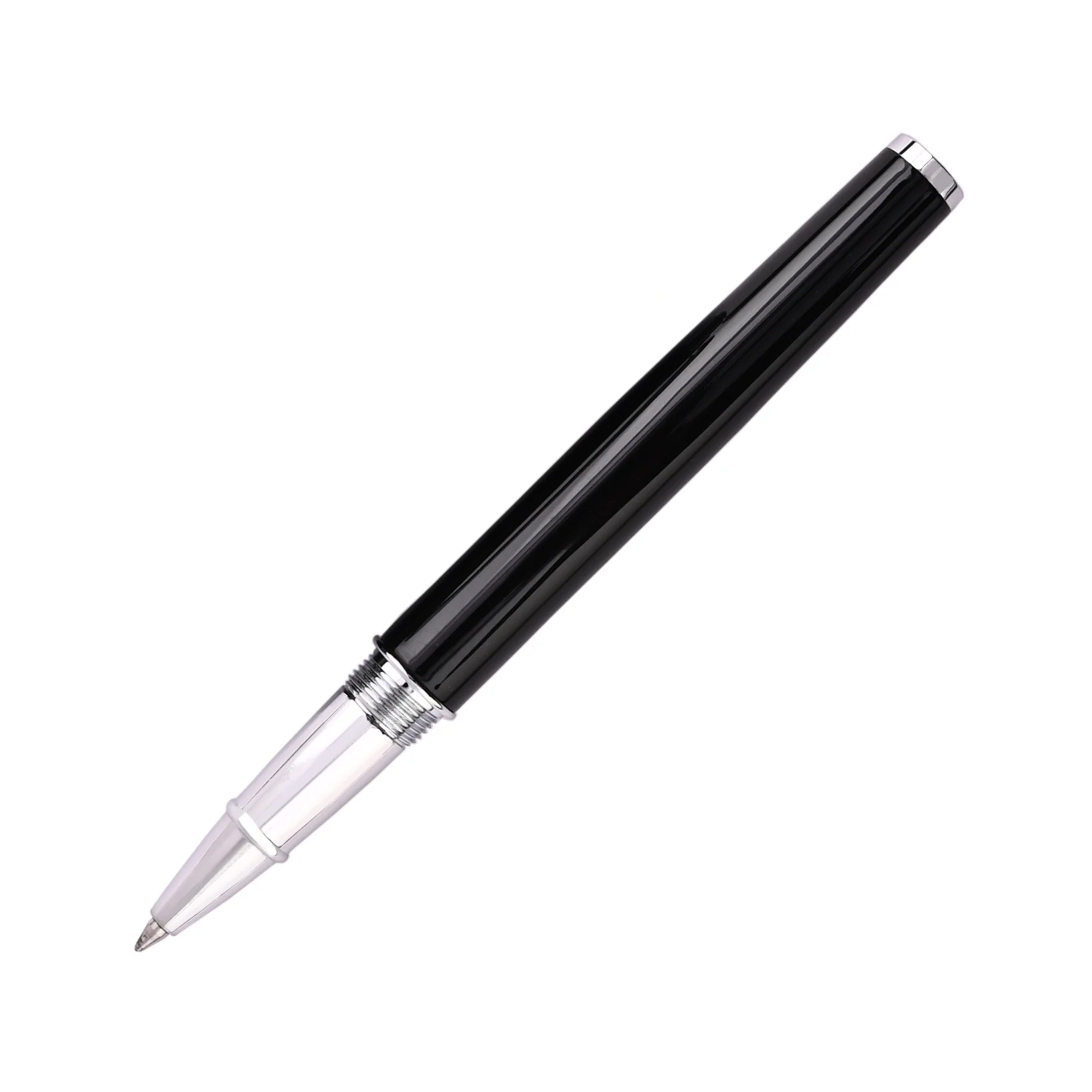 Intellio Germany Black & Chrome Rollerball Pen