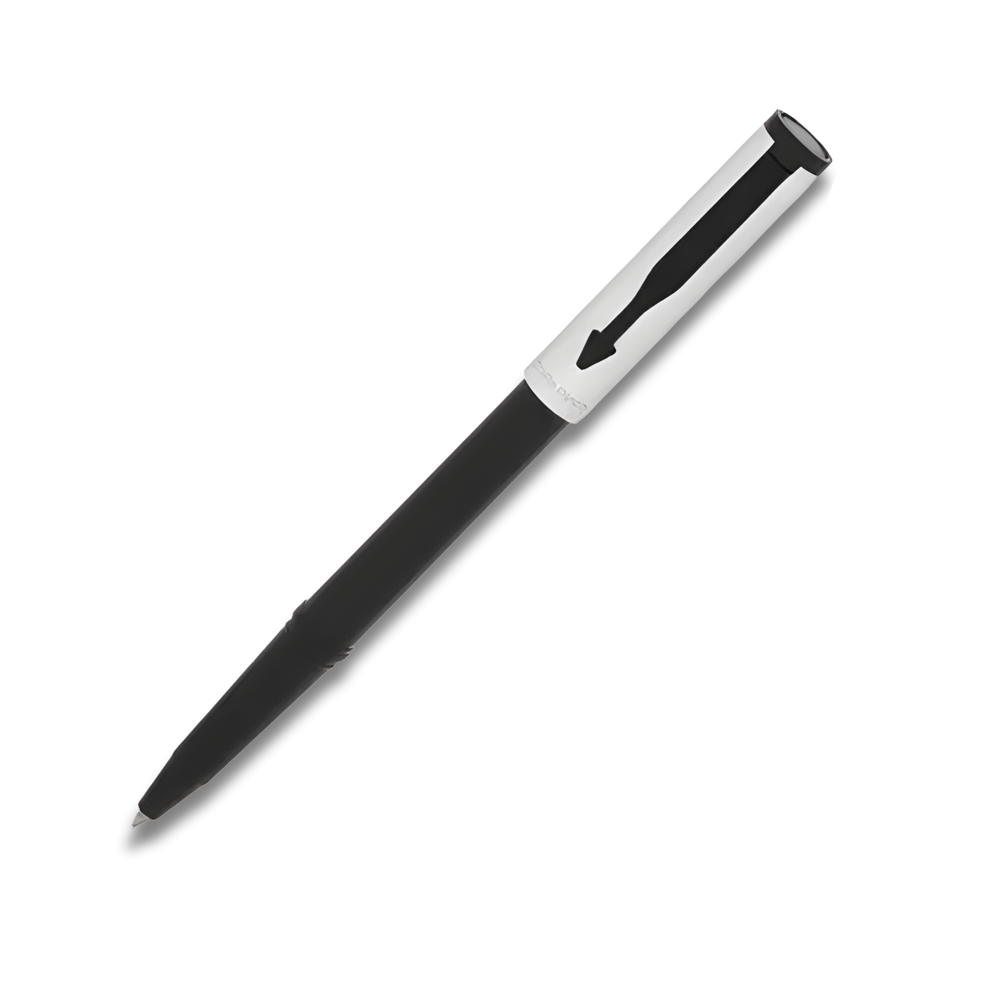 Parker Beta Premium Silver Ballpoint Pen with Coated Clip