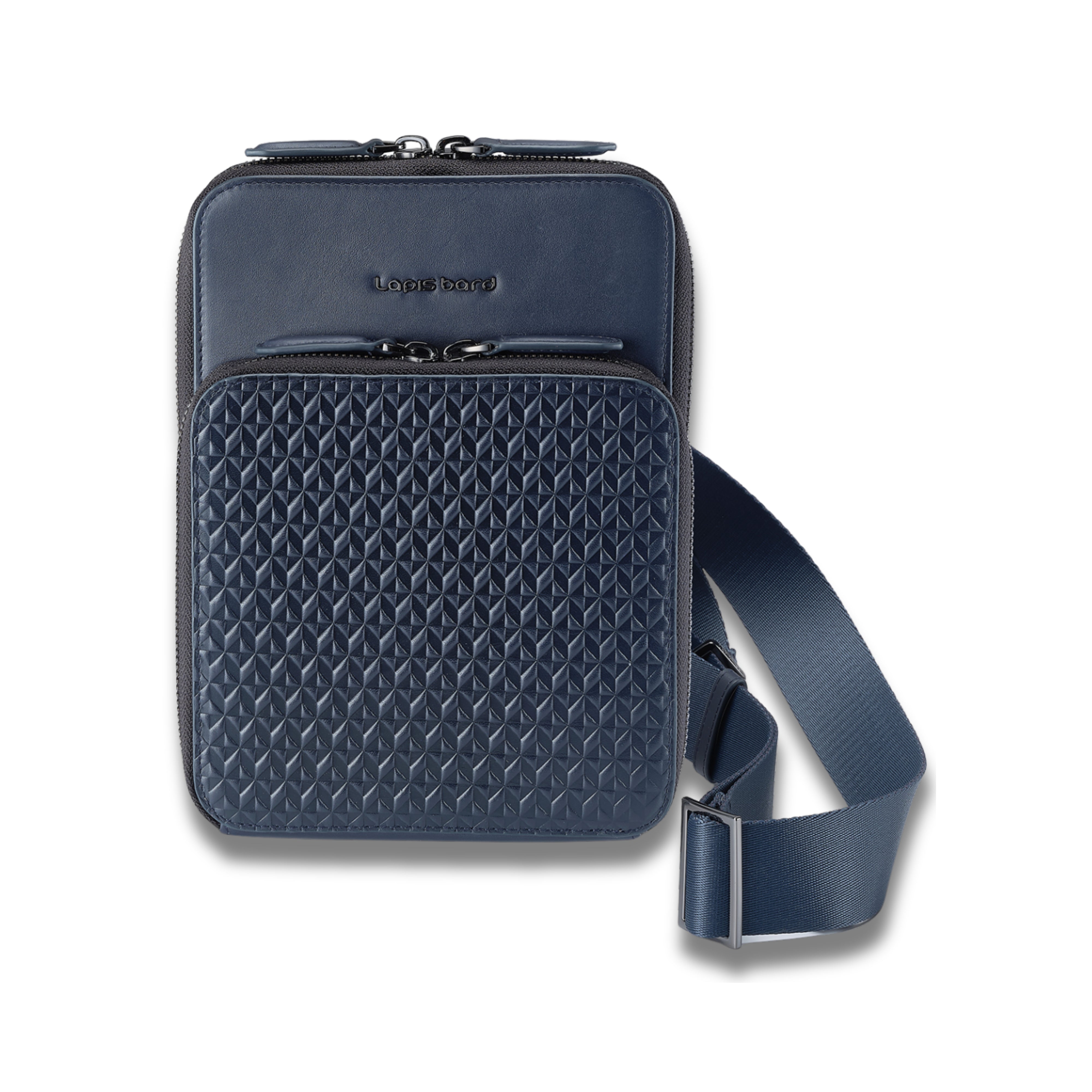Lapis Bard Enigma Cross Body Travel Bag - Navy