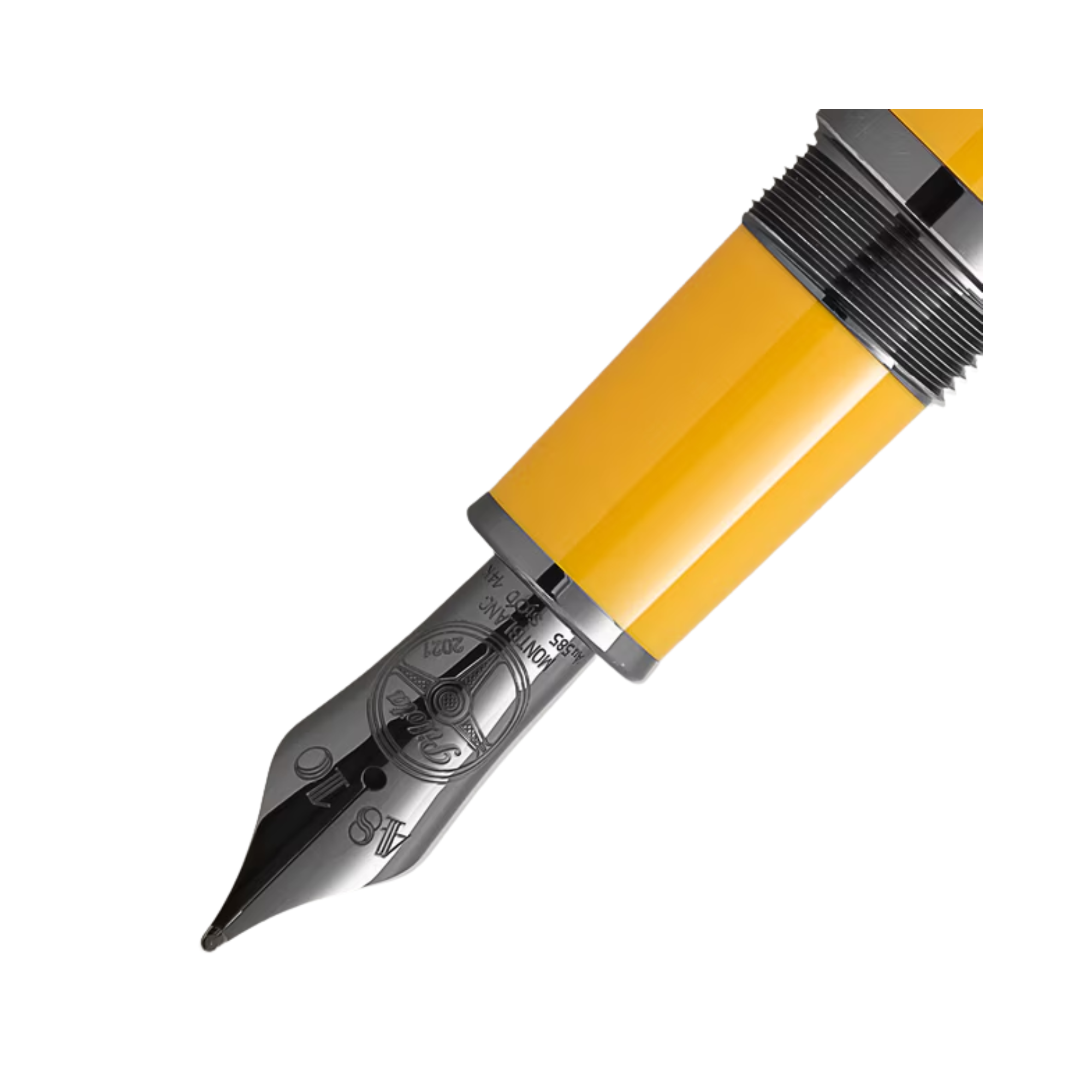 MontBlanc Great Characters Enzo Ferrari Special Edition Giallo Modena Fountain Pen - Medium