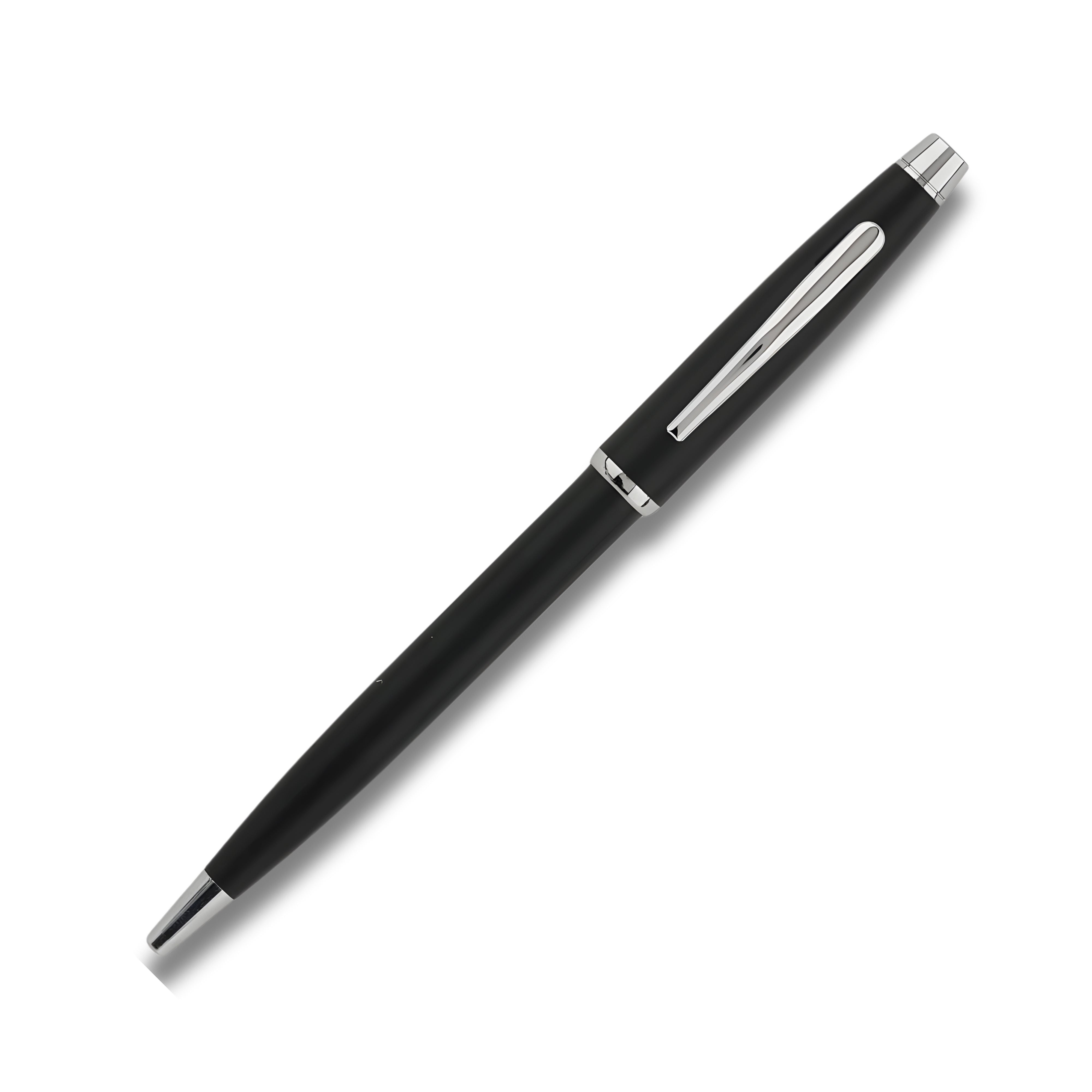 Vertex – Black Silver Trim BallPoint Pen