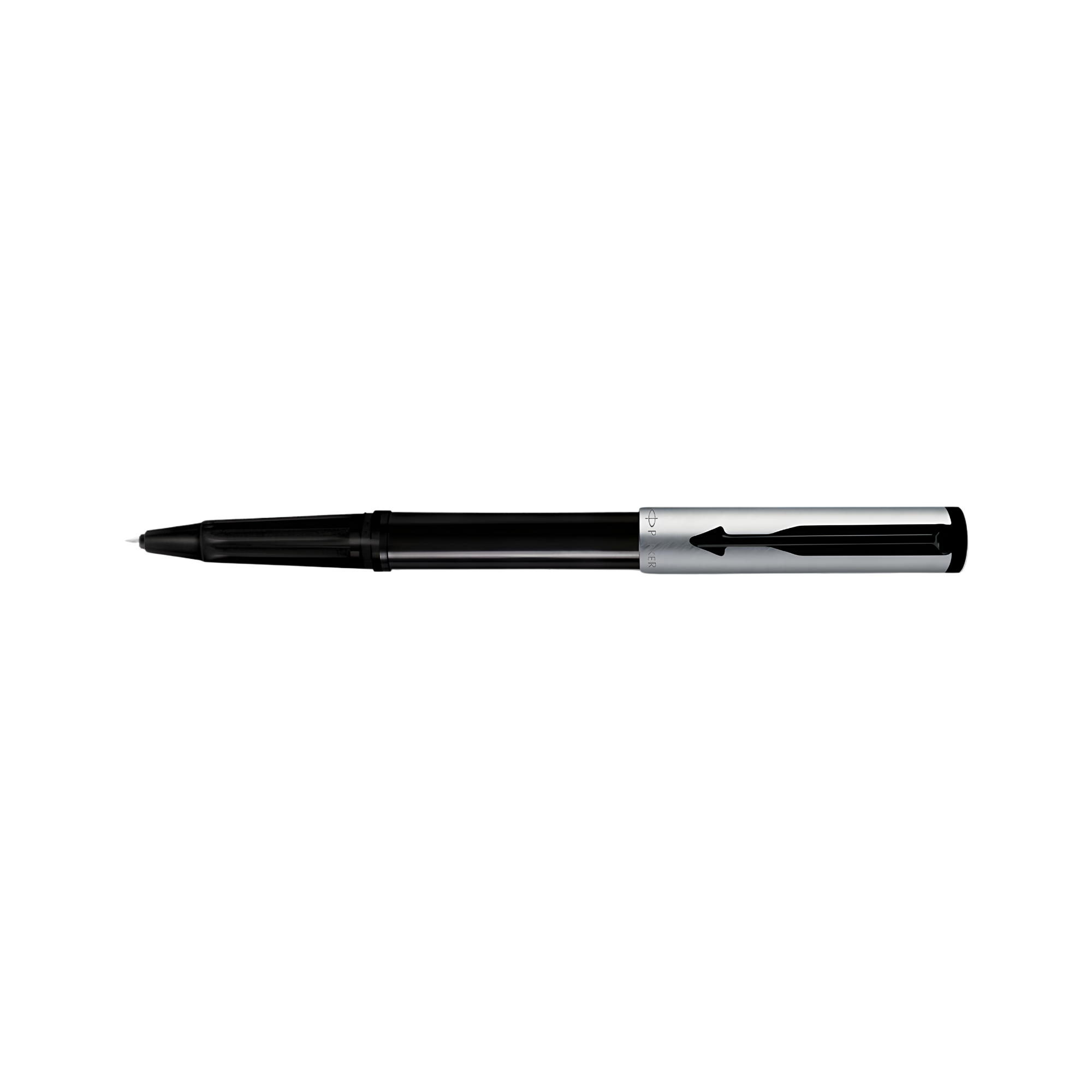 Parker Beta Premium Silver Rollerball Pen with Coated Clip
