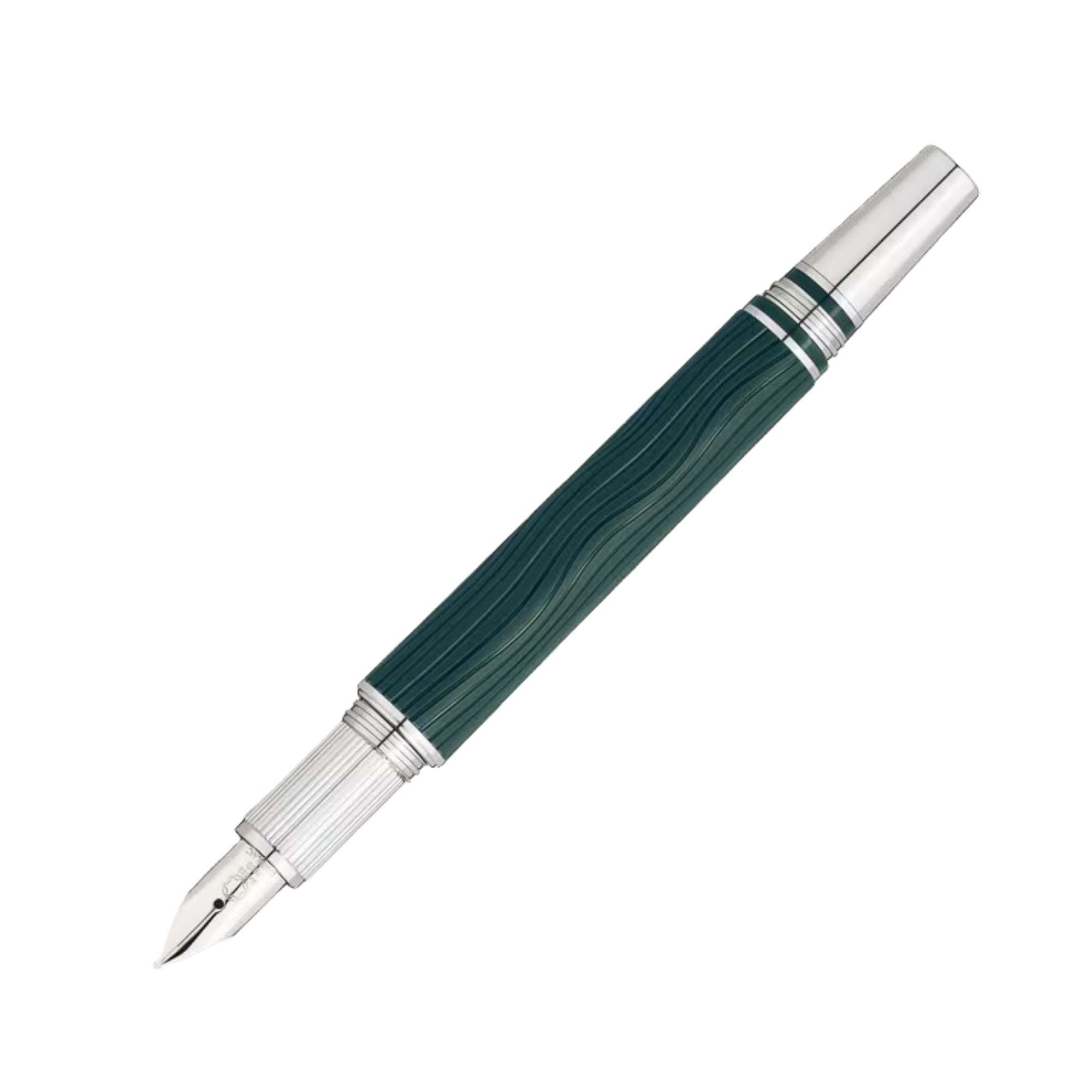 MontBlanc Starwalker Polar Green Precious Resin Fountain Pen - Fine