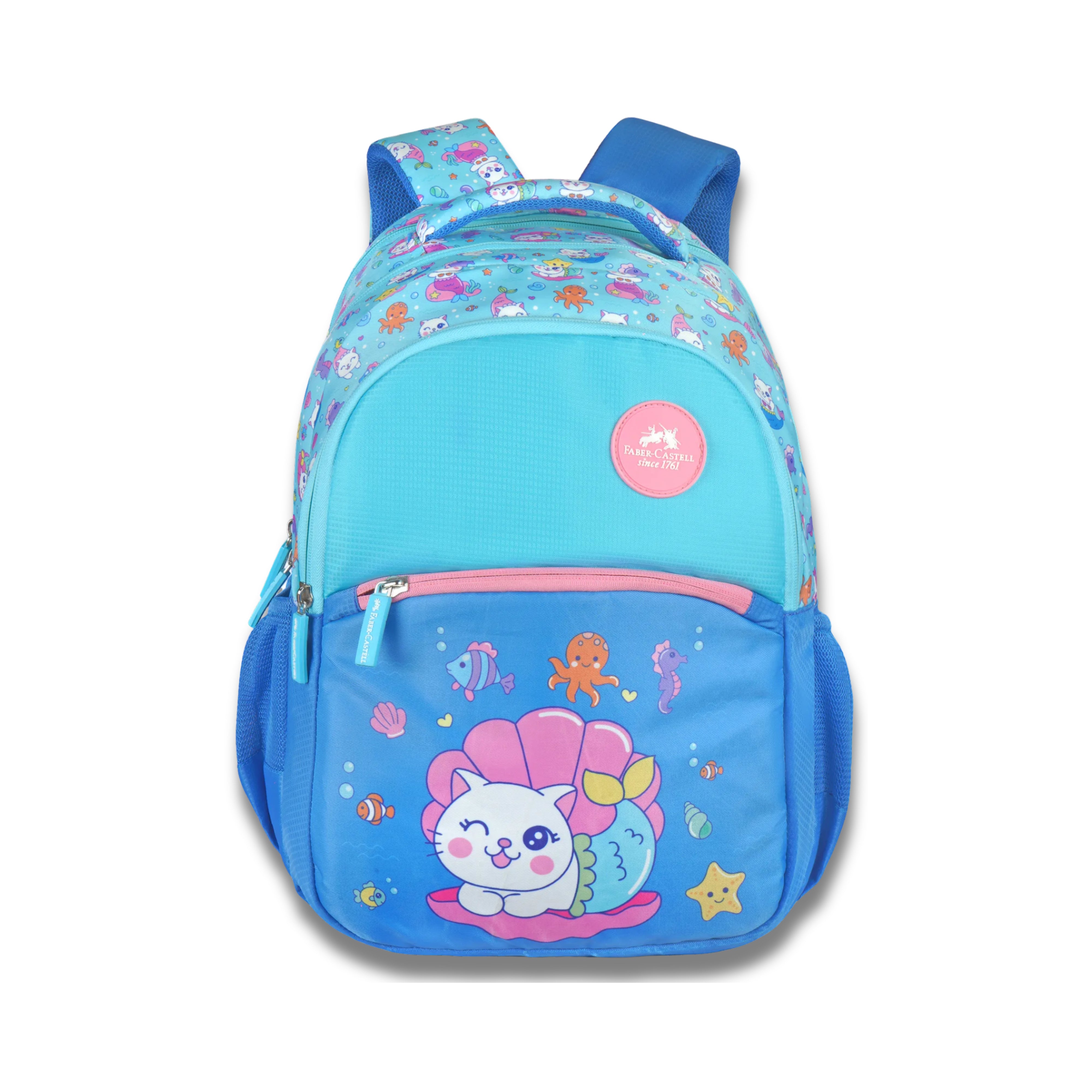 Faber Castell MerMeow School Bag - 12 Ltrs