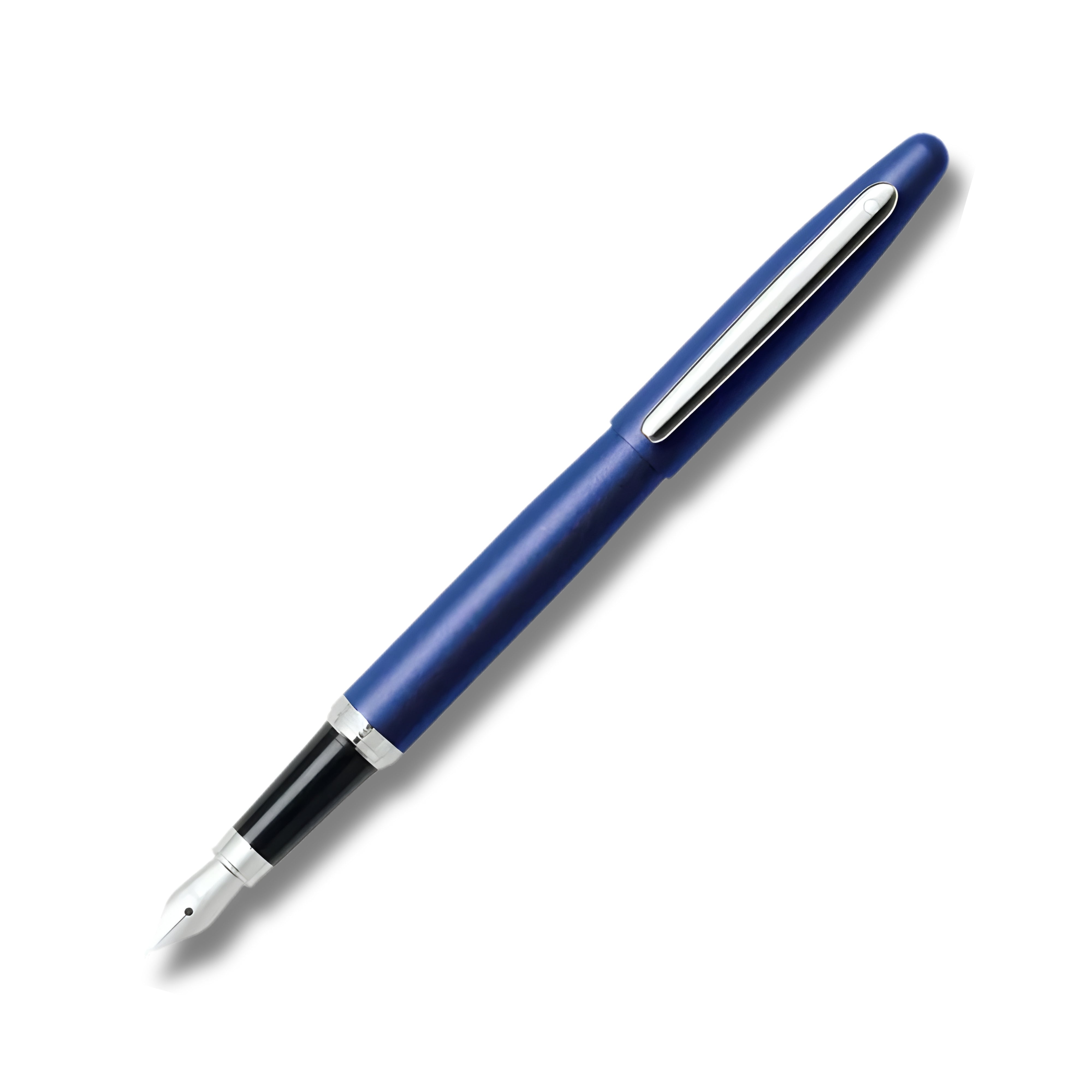 Sheaffer 9401 VFM Neon Blue Fountain Pen With Chrome Trims