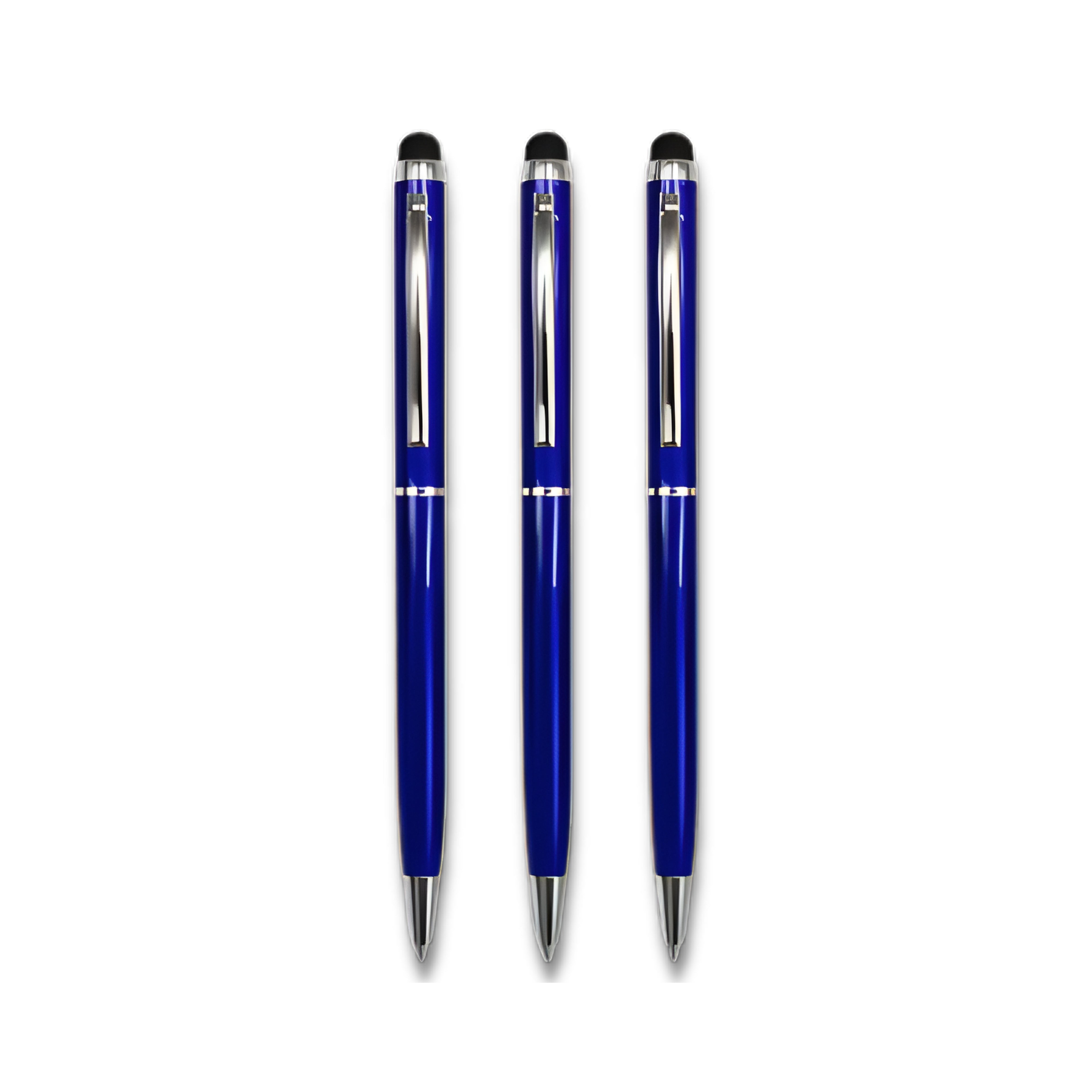 Aero Blue Slim Ballpoint Pen - Pack Of 3