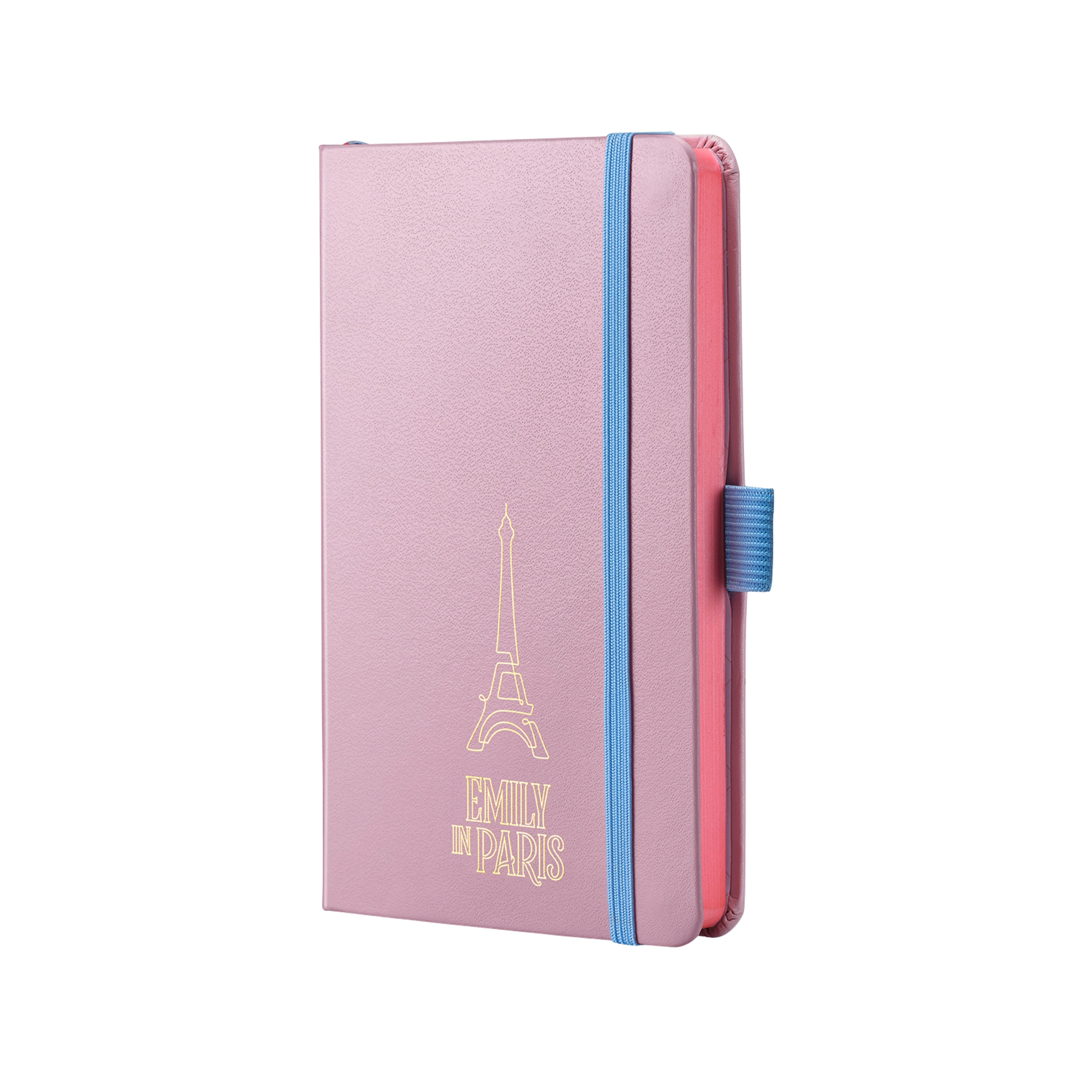 Sheaffer Emily in Paris Small Journal 90 GSM Ink Friendly Paper with Embossed Eiffel Tower - Pink
