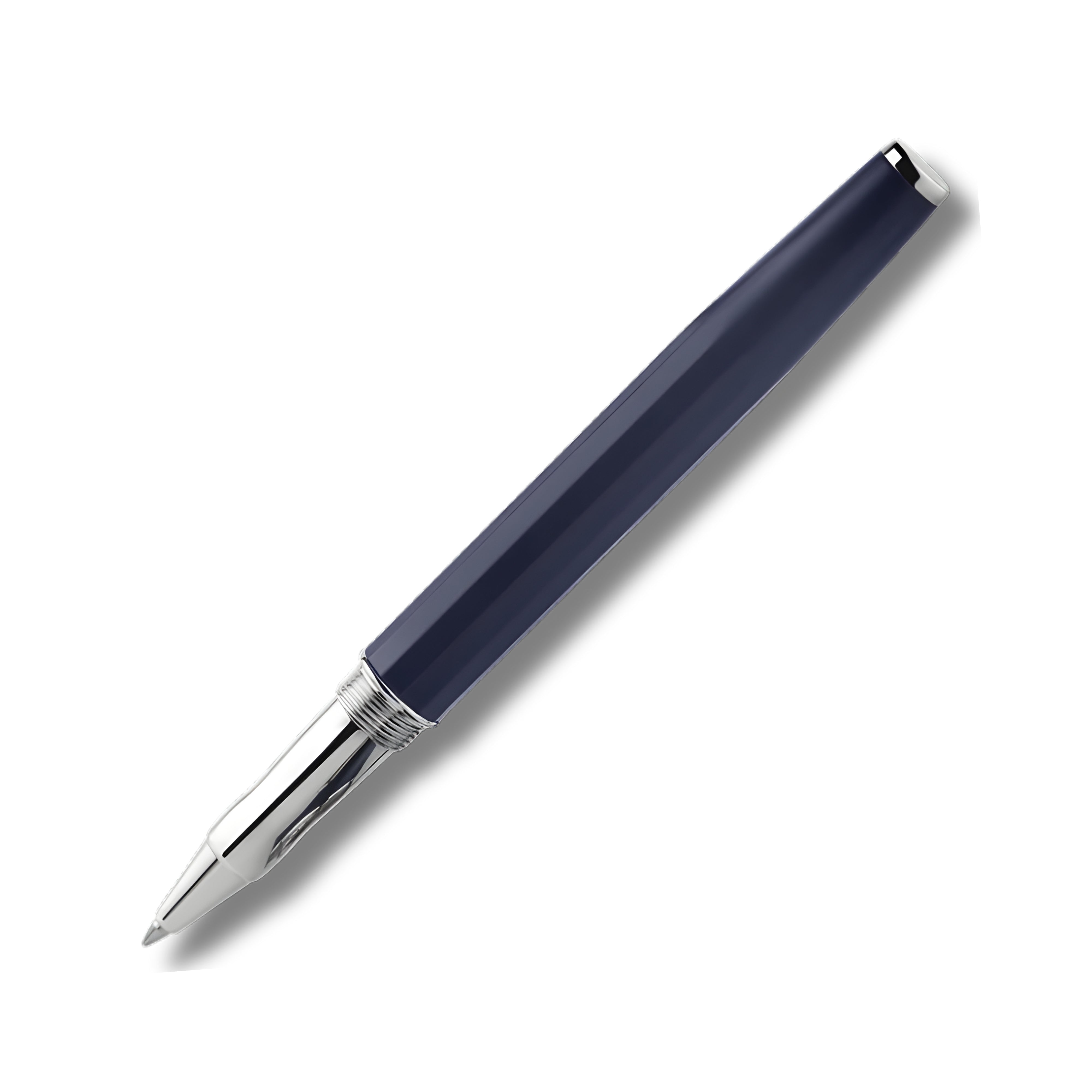 Intellio Germany Mystique Marine Blue & Chrome Rollerball Pen