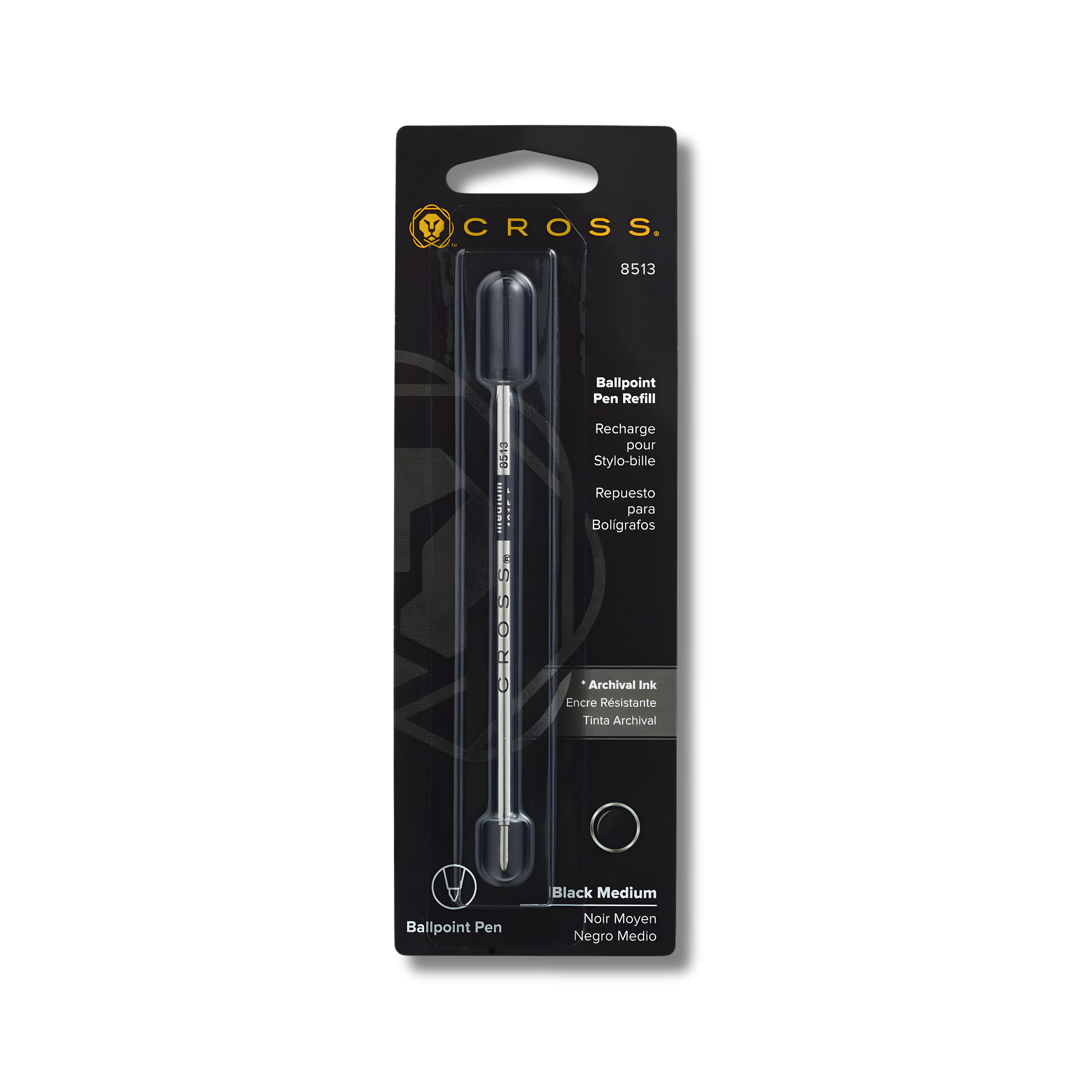 Cross Ballpoint Refill 8513 Black Medium