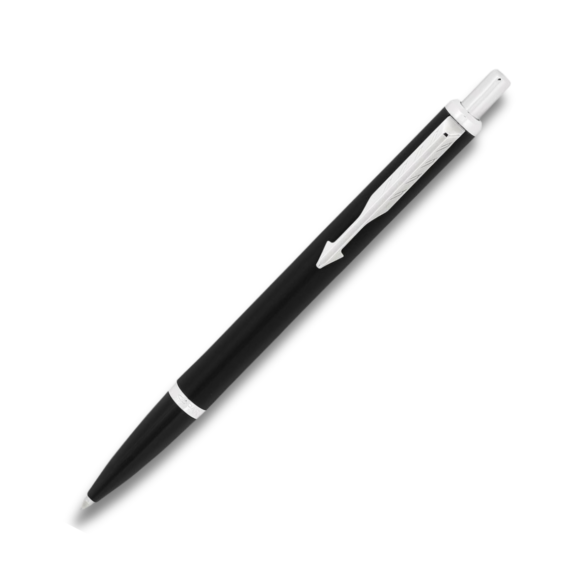 Parker Latitude Matte Black Chrome Trim Ballpoint Pen