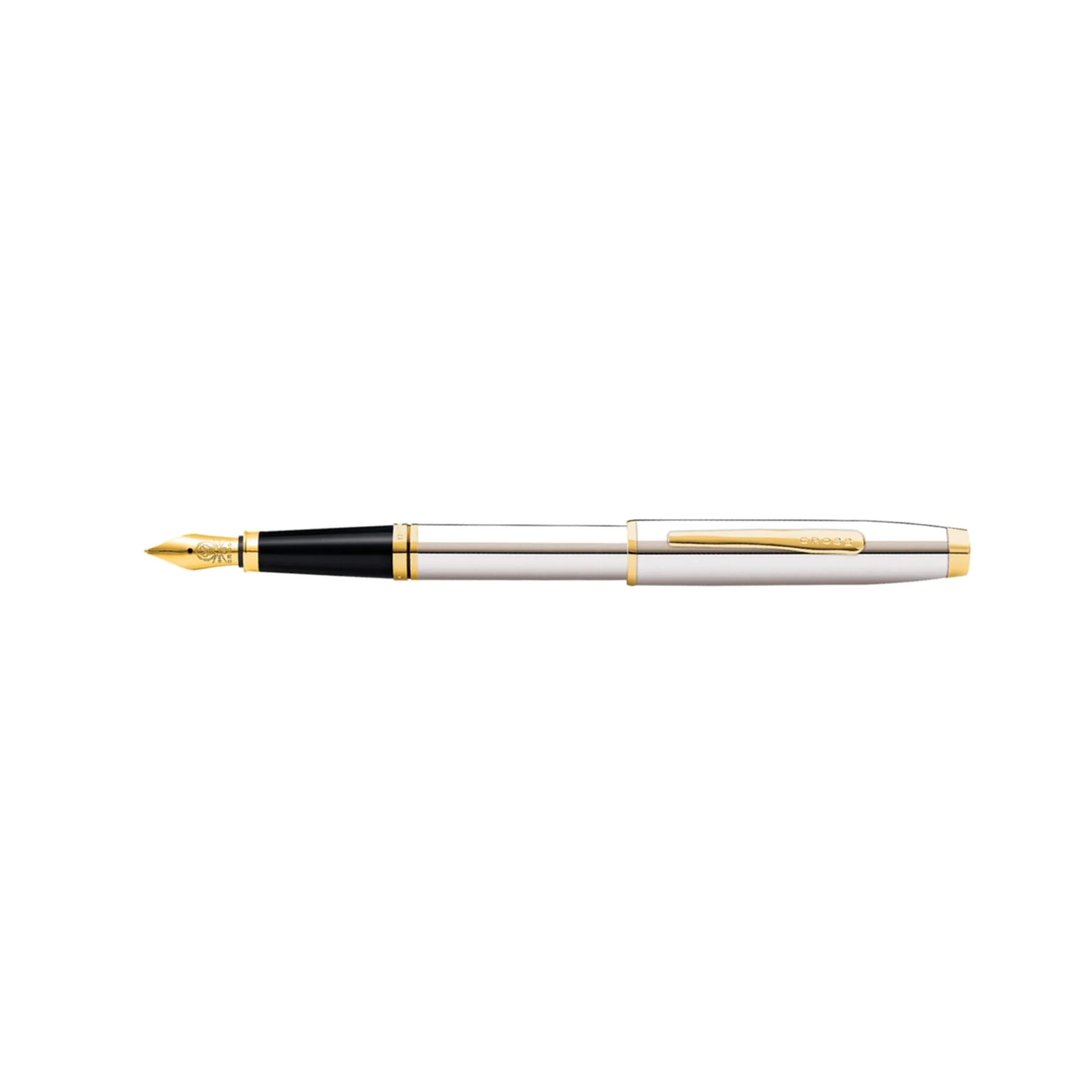 Cross Coventry Polished Chrome with Gold-Tone Fine Nib Fountain Pen
