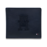 Tommy Hilfiger Men's Leather Wallet Moines Global Coin Wallet - Black