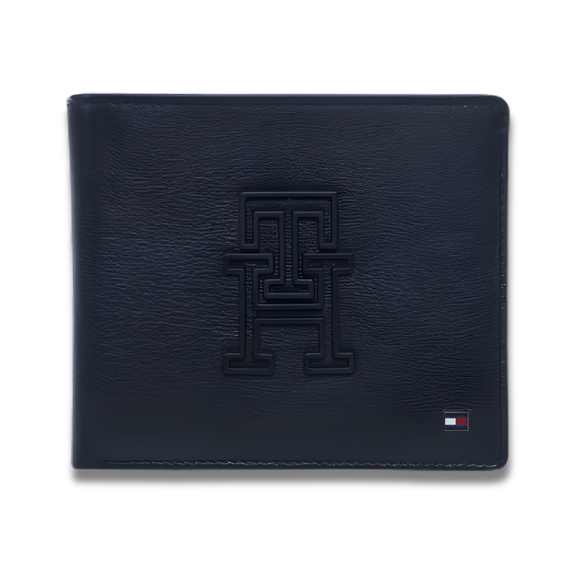 Tommy Hilfiger Men's Leather Wallet Moines Global Coin Wallet - Black