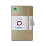 Sheaffer Eternal Shine 90 GSM Eco - Friendly Hardbound Medium Notebook - Metallic Champagne Gold