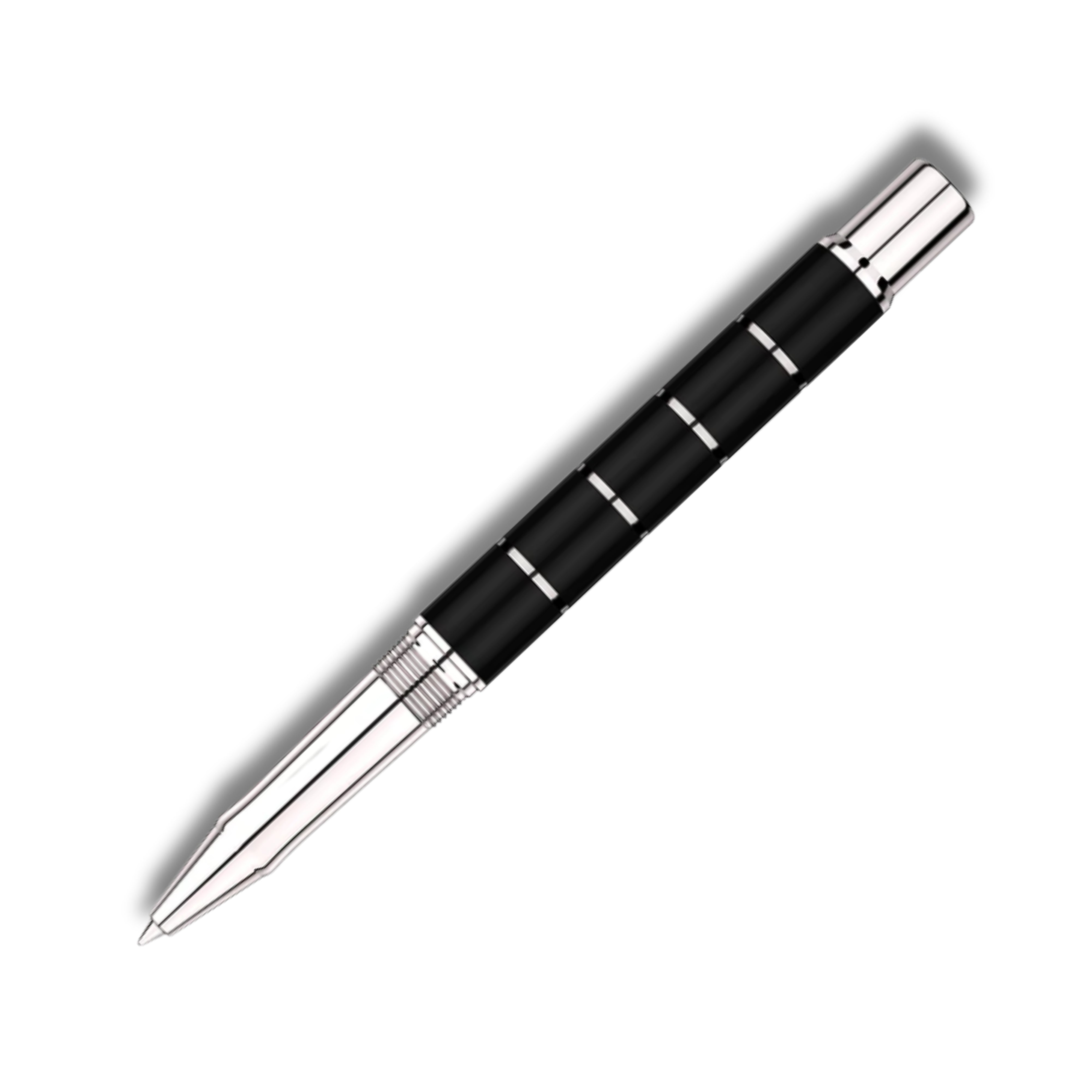 Intellio Germany FDR Black and Chrome Rollerball Pen