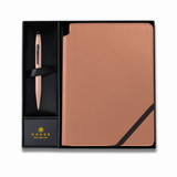 Cross Tech2 Macchiato Ballpoint Pen with Medium Macchiato Journal Gift Set