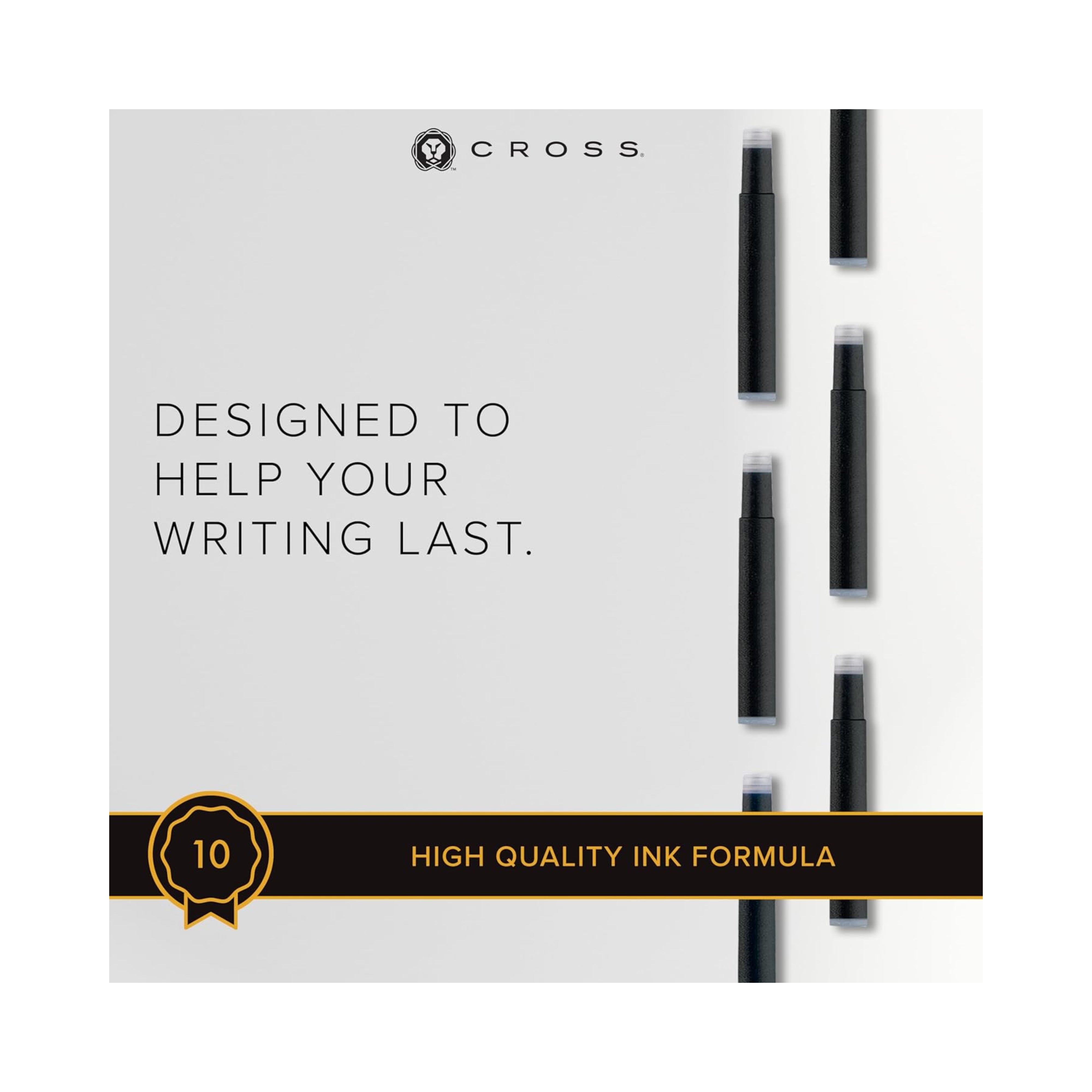 Cross Slim Fountain Pen Ink Cartridge Blue (six per card)