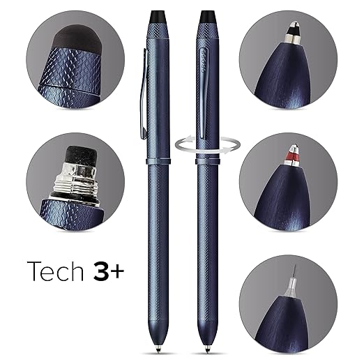 Cross TECH3+ Dark Blue PVD Multifunction Pen