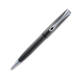 Diplomat Esteem Black Barley Chrome Trim Ballpoint Pen