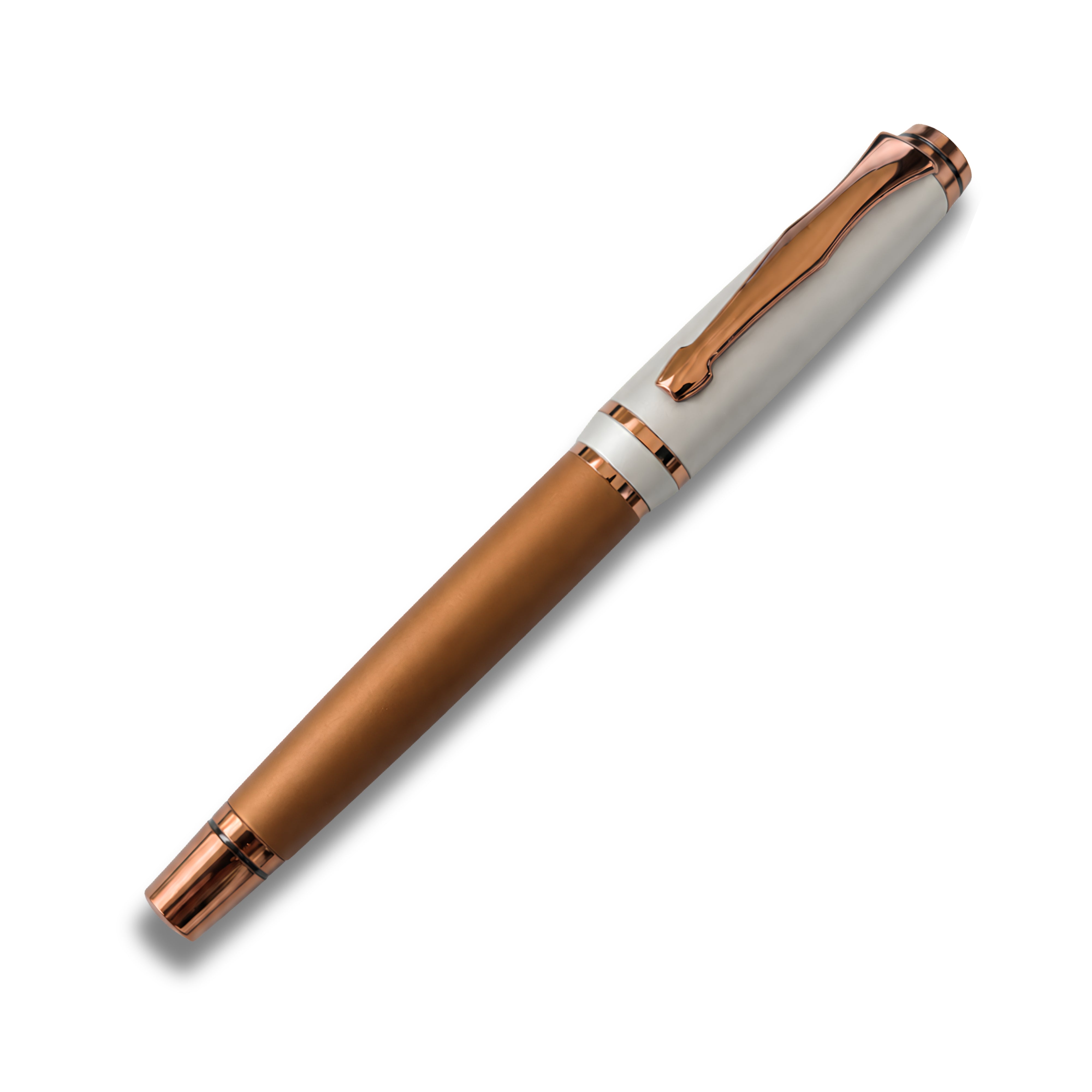 Espresso Satin Coffee Metallic Rollerball Pen