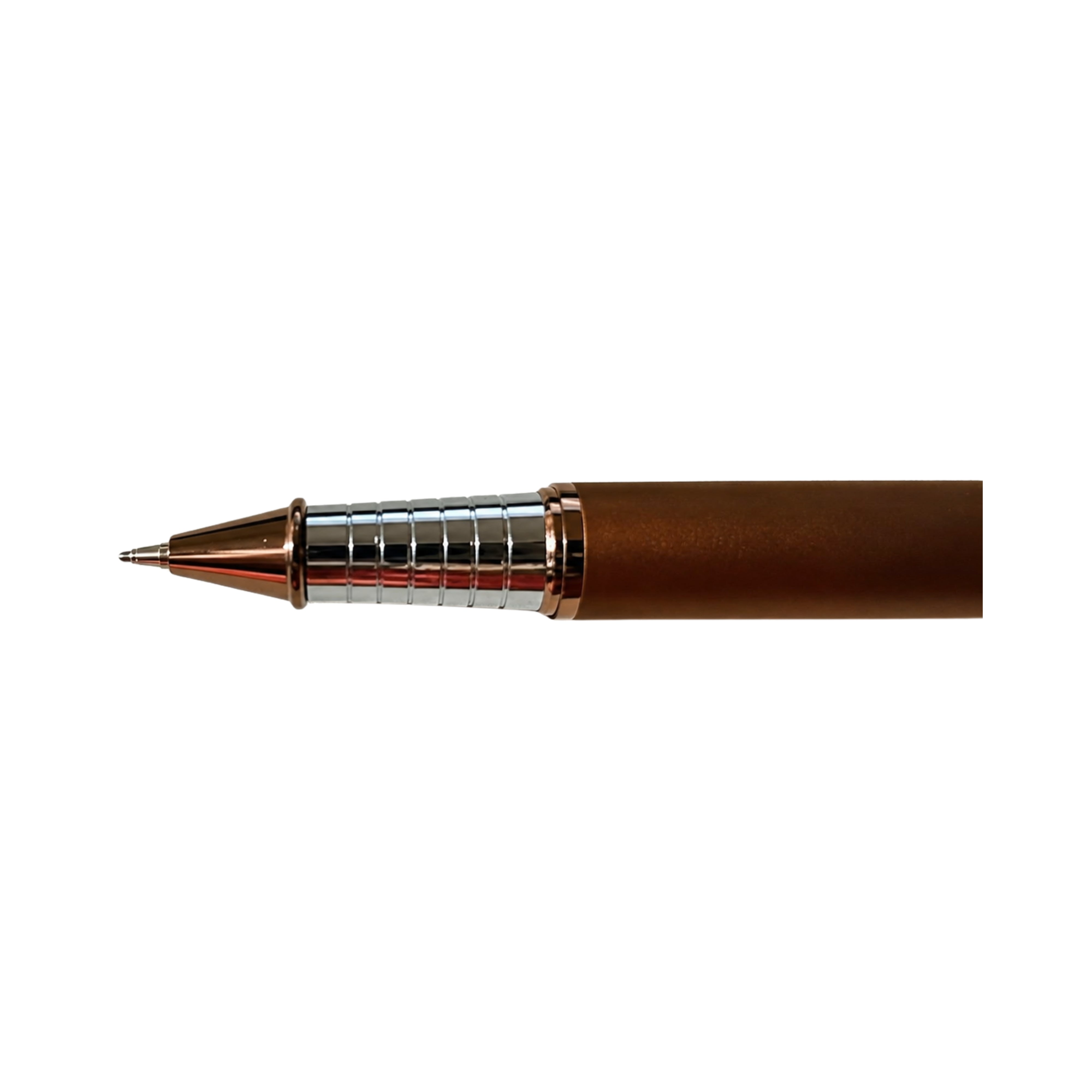 Espresso Satin Coffee Metallic Rollerball Pen