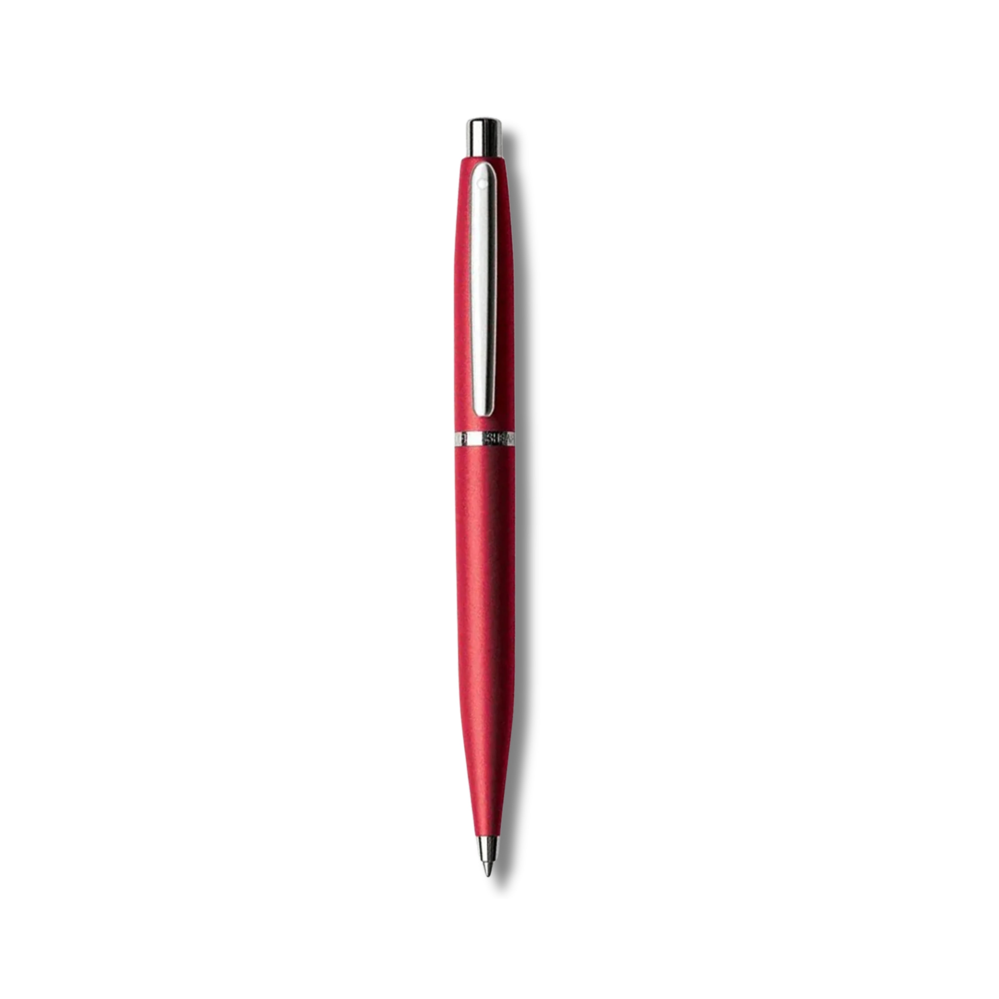 Sheaffer Excessive Red with Chrome Trim Ballpoint Pen with Small Notebook